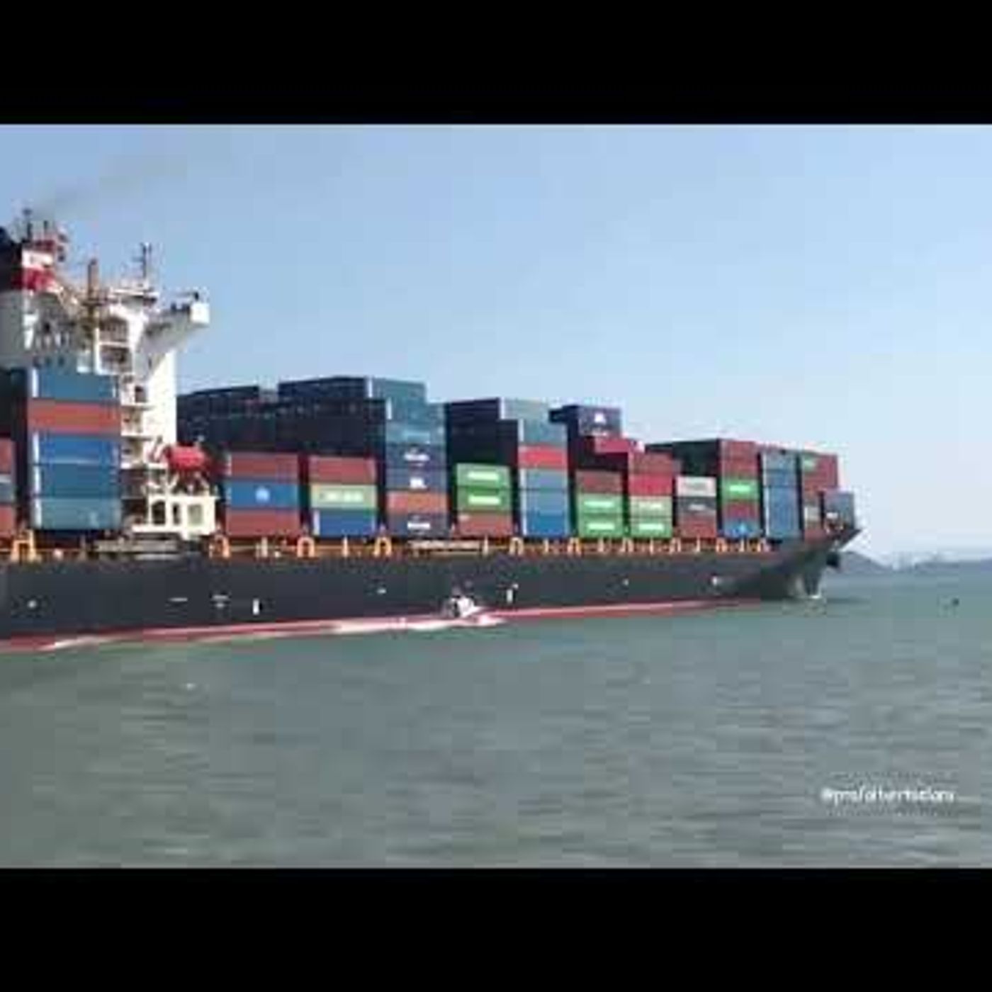 Time lapsed Barra do Canal do Porto de Santos Time lapsed Barra do Canal do Porto de Santos