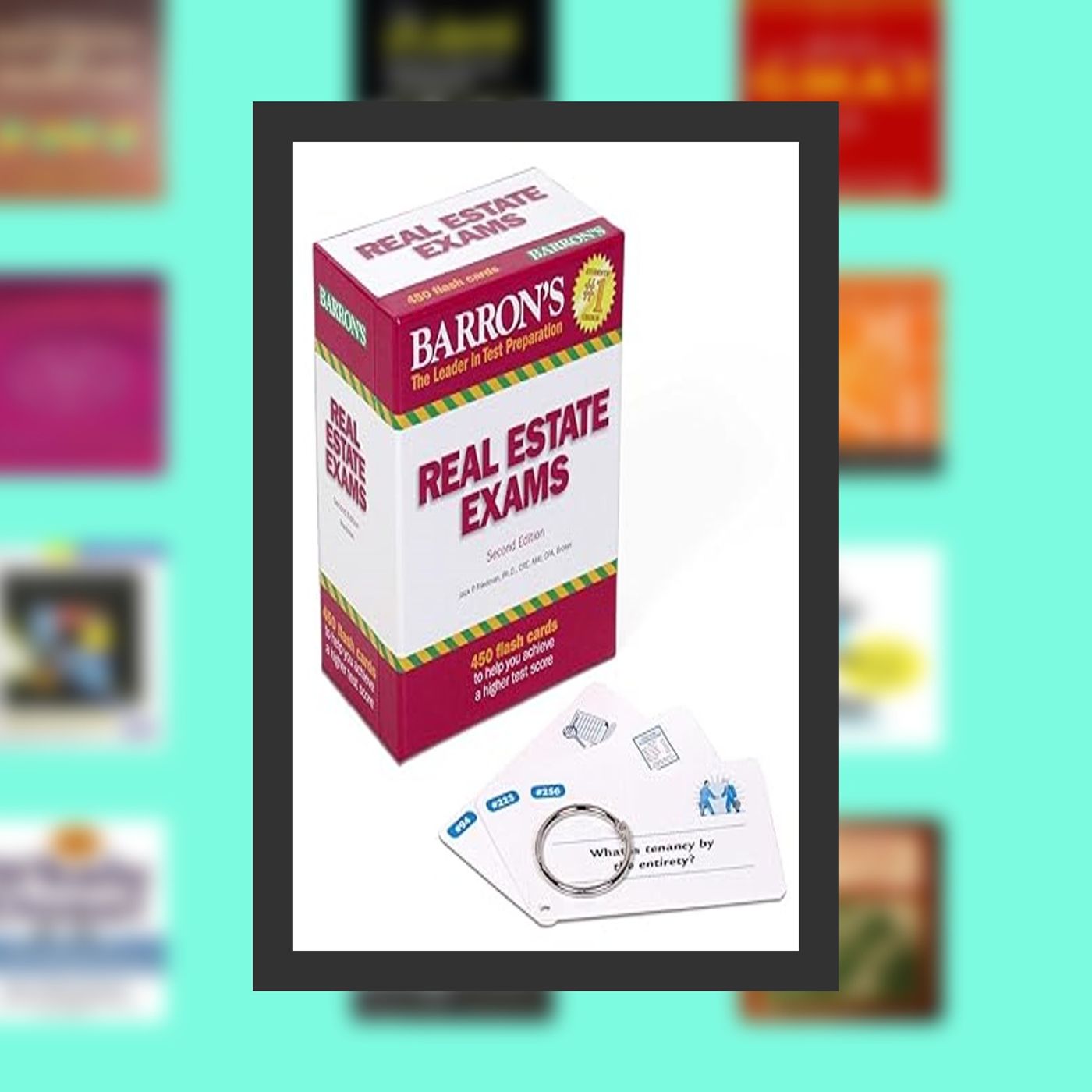 Online Read Ebook Real Estate Exam Flash Cards (Barron's Test Prep) By  Jack P. Friedman Ph.D. (Author)  Full Episode episode artwork
