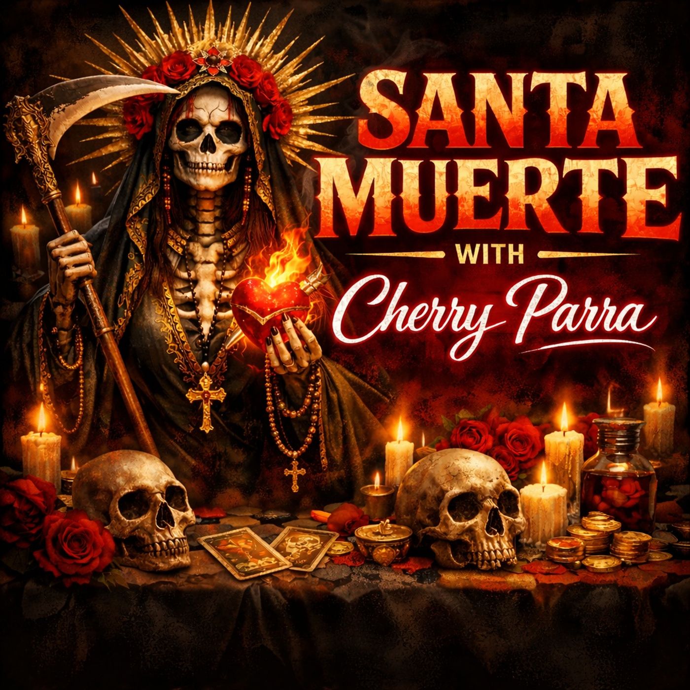 Santa Muerte with Cherry Parra