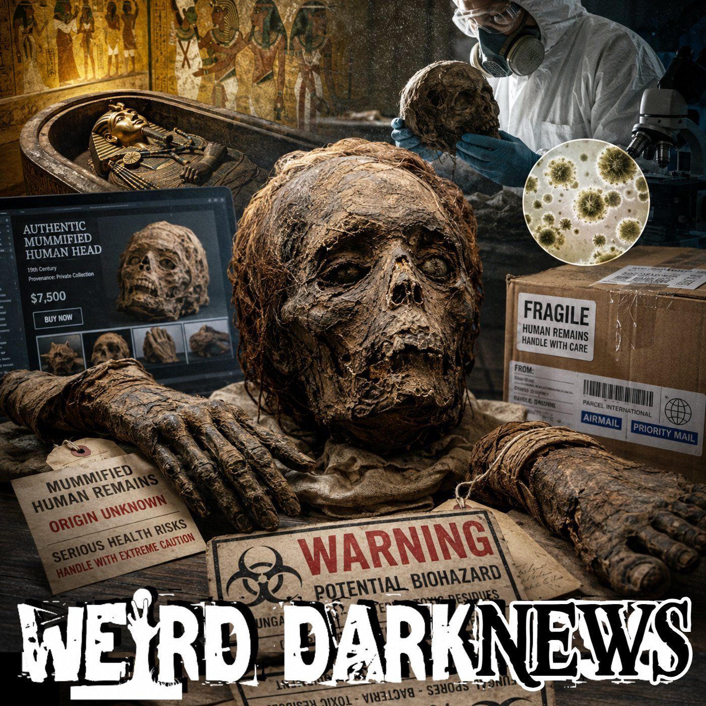 The Real Mummy's Curse in the Online Human Remains Trade | #WeirdDarkNEWS