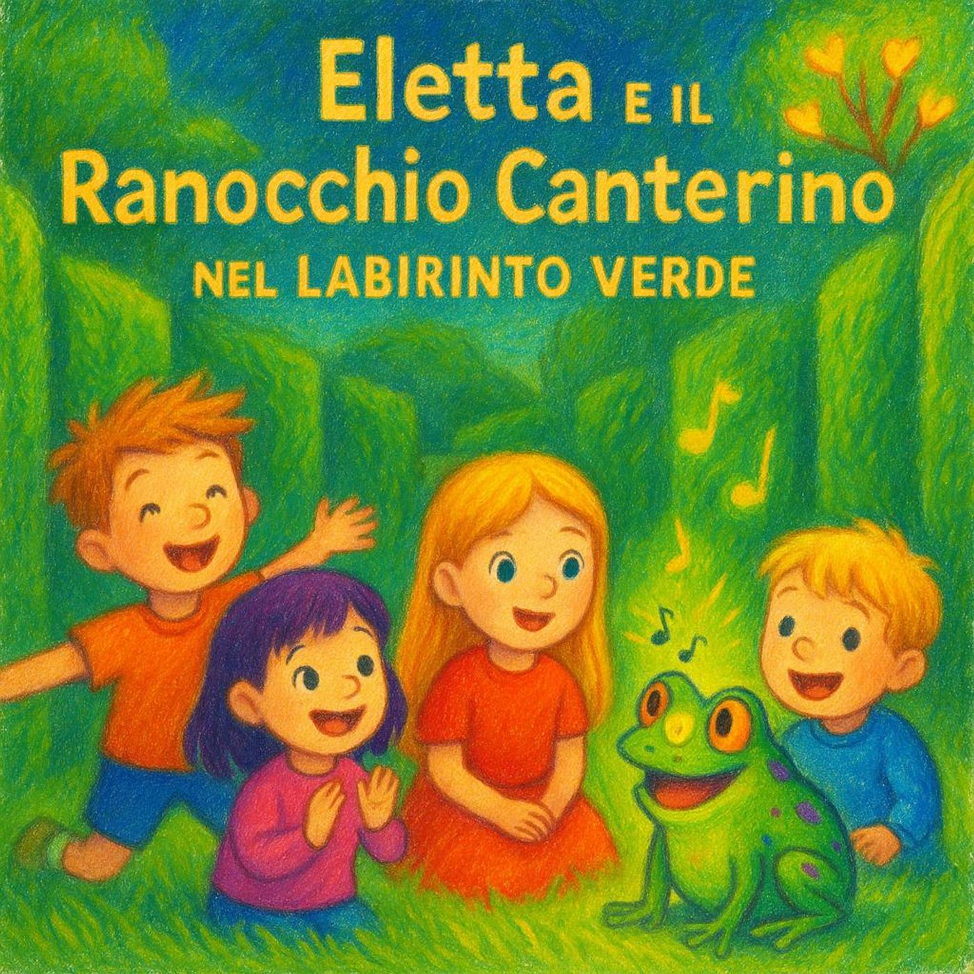 Eletta e il Ranocchio Canterino nel Labirinto Verde