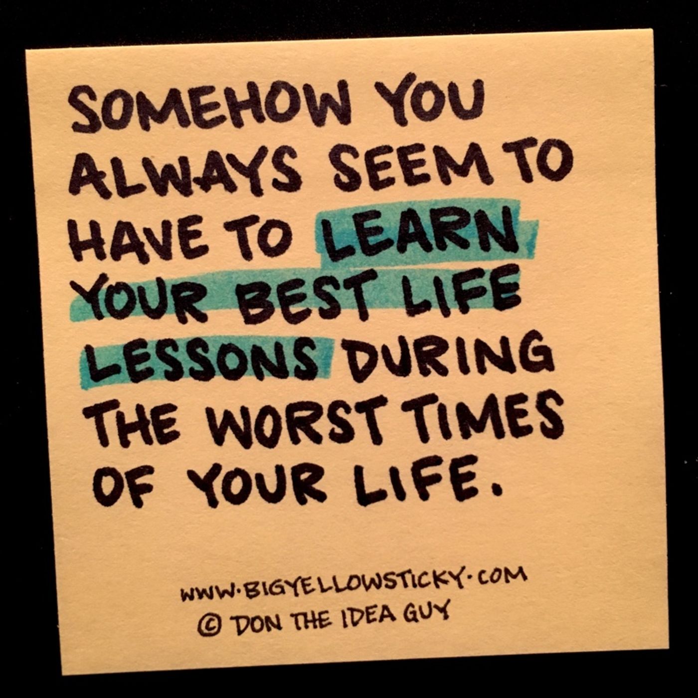 Best Life Lesson : BYS 255