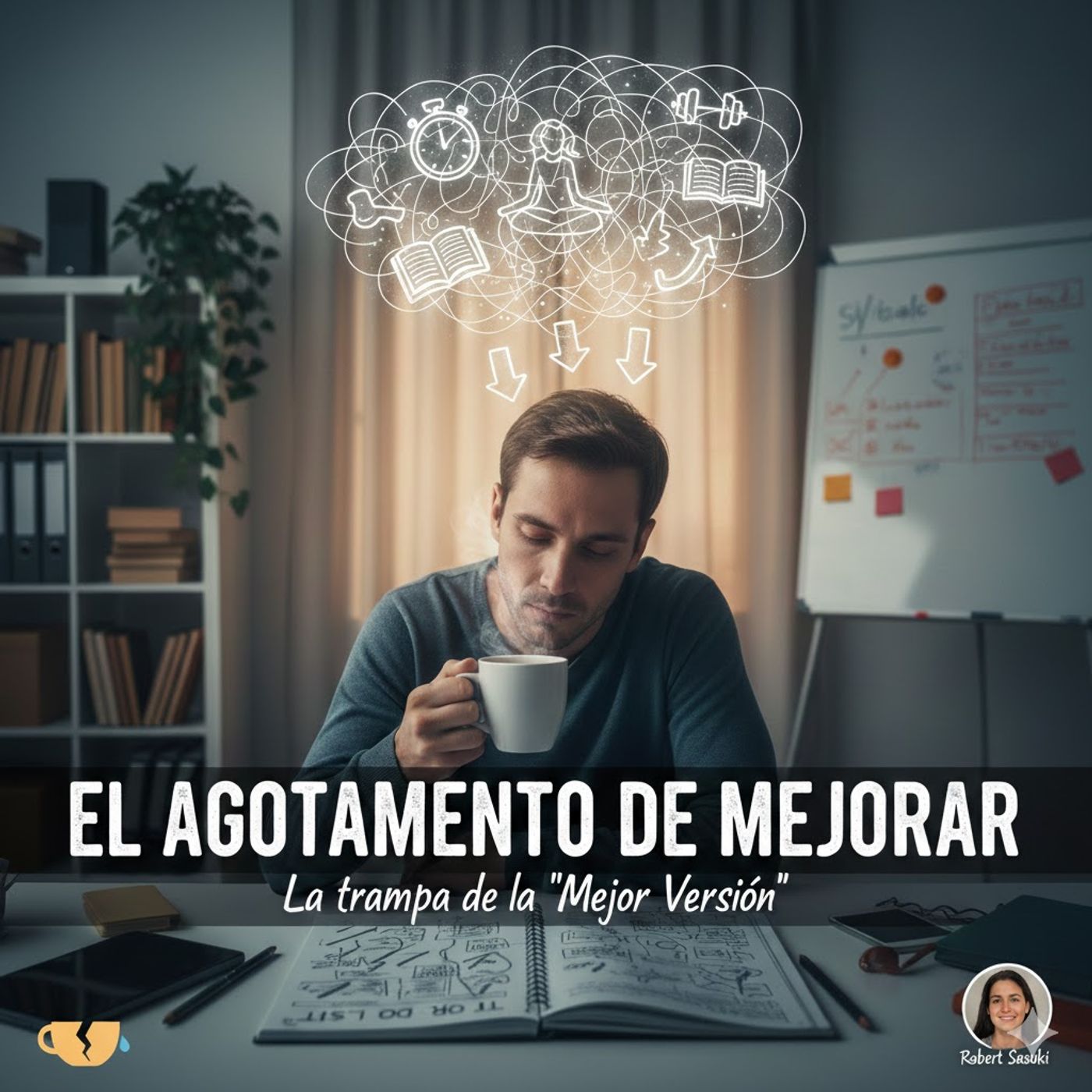 El agotamiento de intentar “mejorar” todo el tiempo