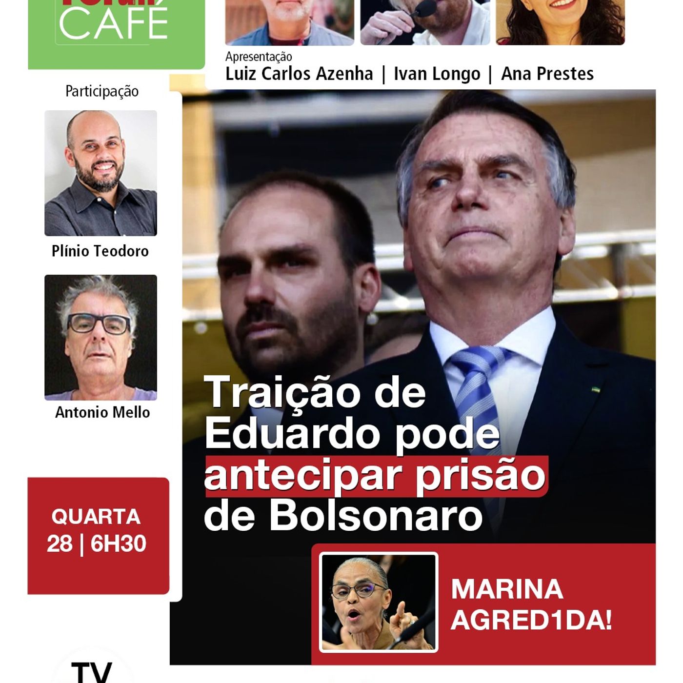 Eduardo admite que Xandão pode decretar preventiva de Bolsonaro | 28.05.25