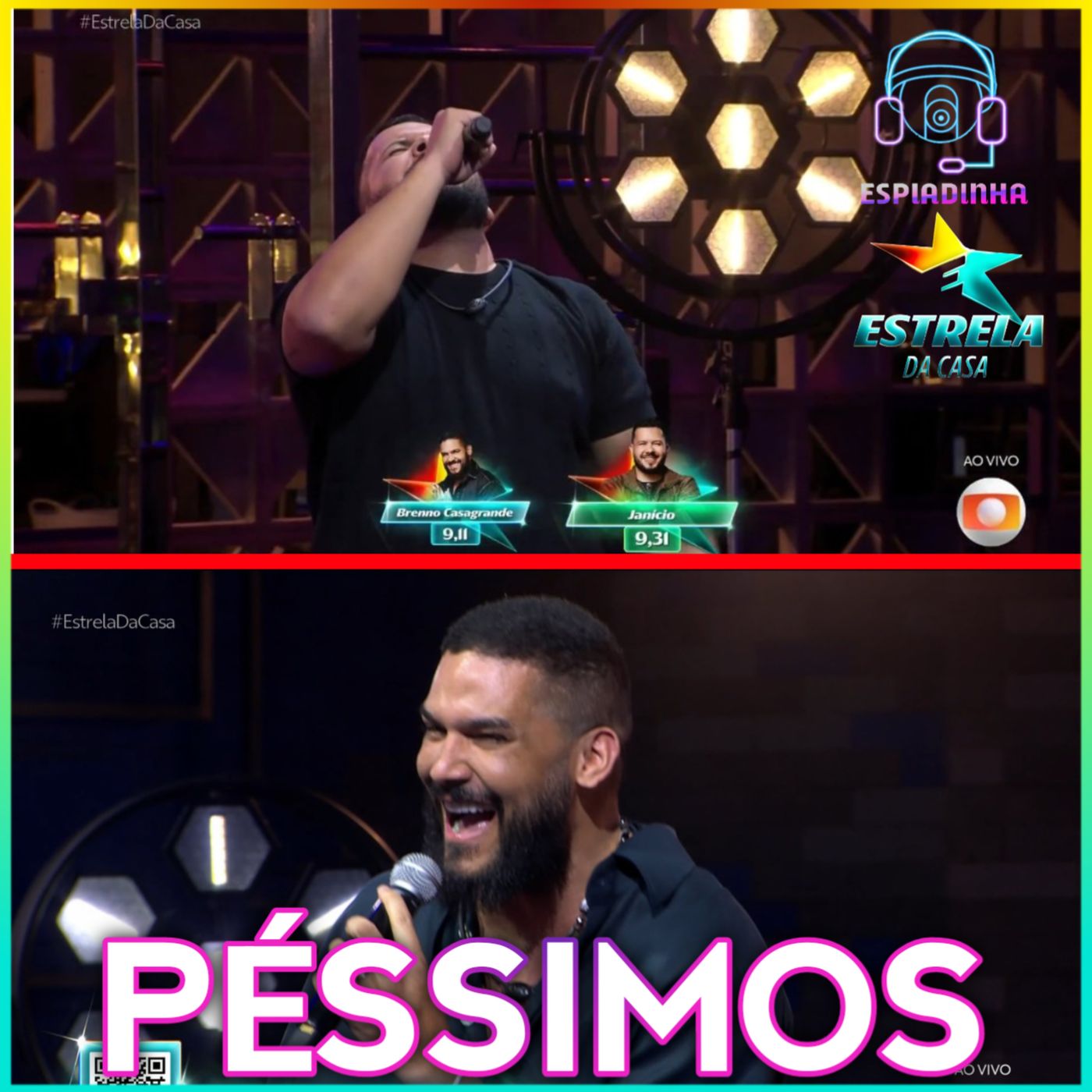 Duelo entre Brenno e Janicio foram péssimos! | Estrela Da Casa 2