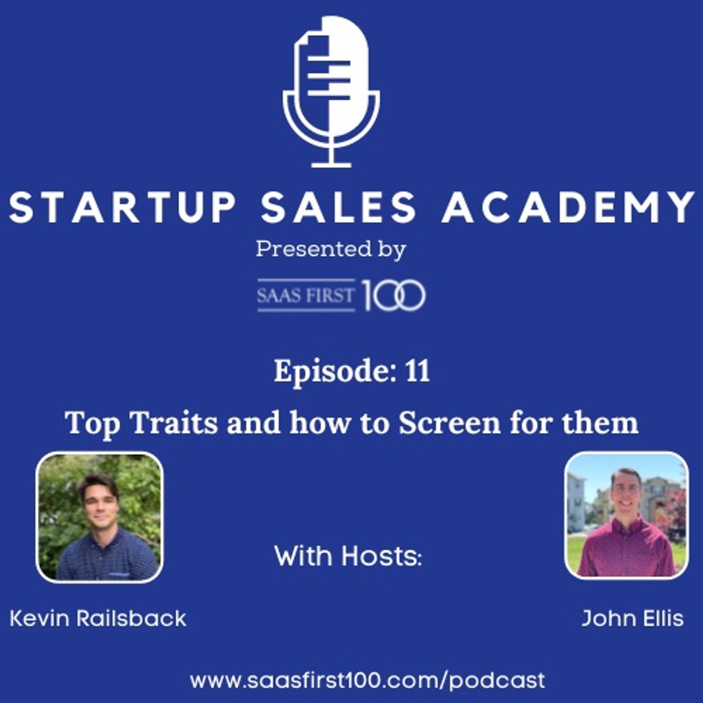 Startup Sales Academy presented by SaaS First 100