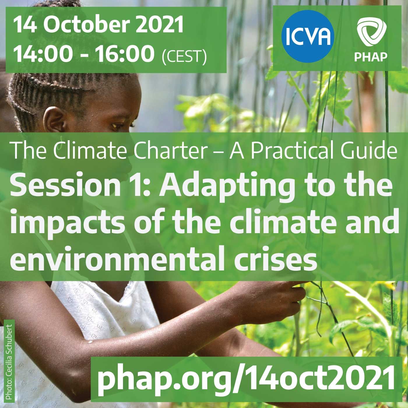 Adapting to the impacts of the climate and environmental crises Adapting to the impacts of the climate and environmental crises