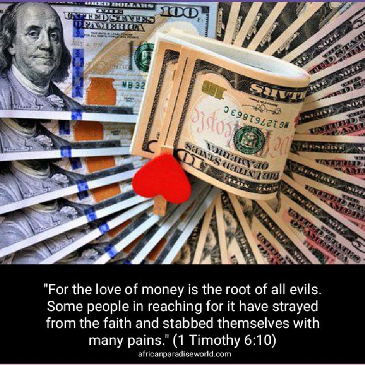 P.1-DON'T LET SATAN TRICK U  INTO FAST EASY WAYS FOR CASH!(FOR THE LOVE OF MONEY IS THE ROOT TO ALL EVIL!) episode artwork