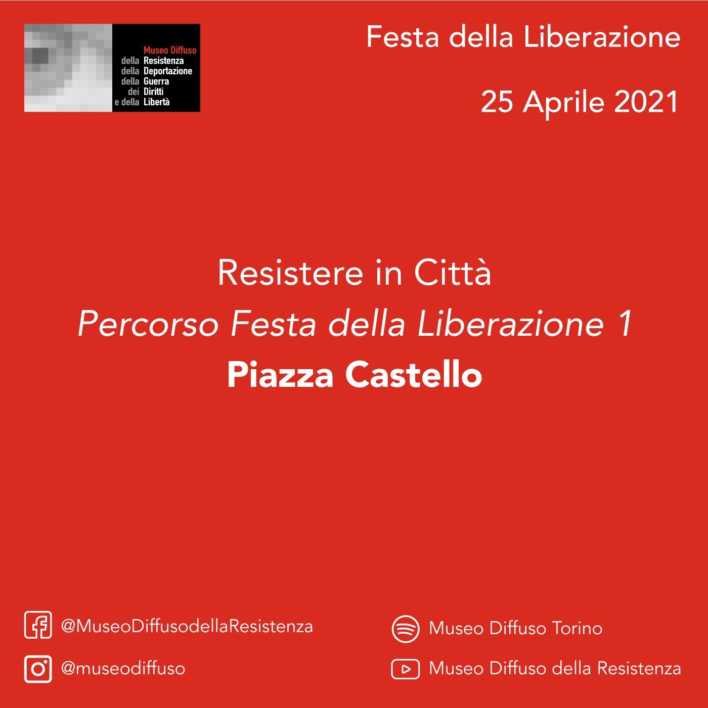 Resistere in città - Festa della Liberazione 2021