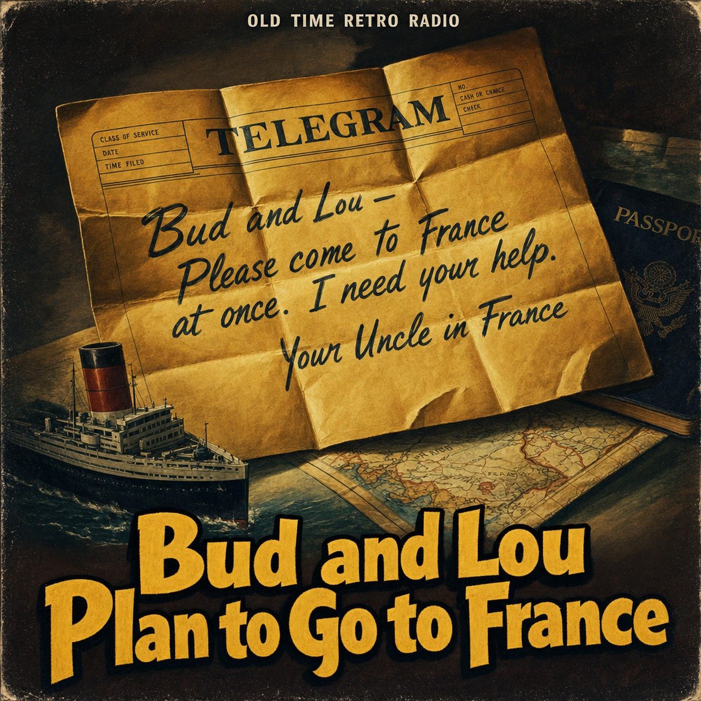 The Abbott And Costello Show - "Bud and Lou Plan to Go to France" (Old Time Radio, 1948)