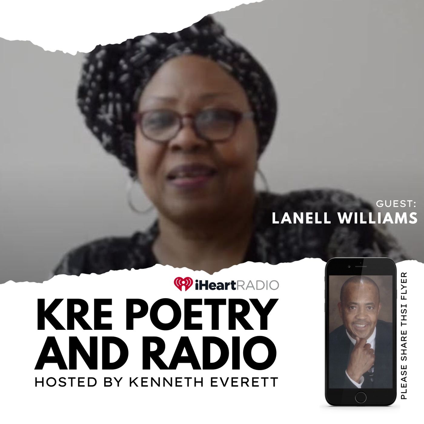 KRE POETRY AND RADIO - EP 20  (GUEST:  LANELL WILLIAMS) episode artwork