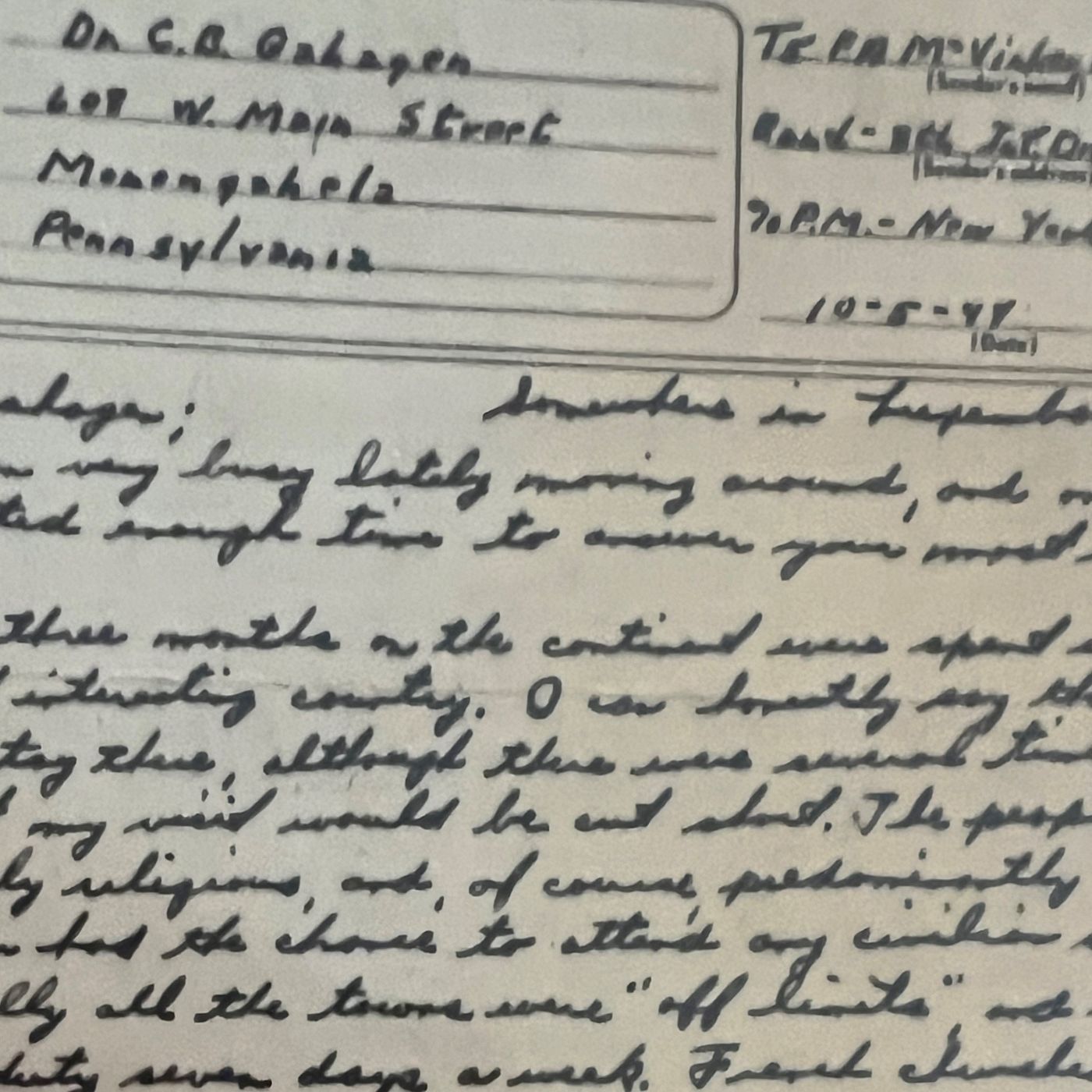 War and Family: Letters Home
