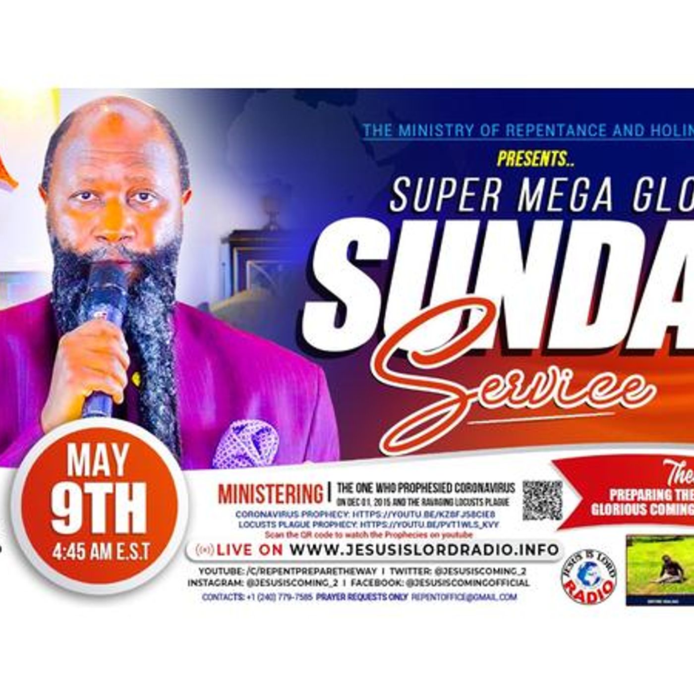 LIVE Global Sunday Service | May 9th, 2021, with THE TWO PROPHETS OF MYSTERY