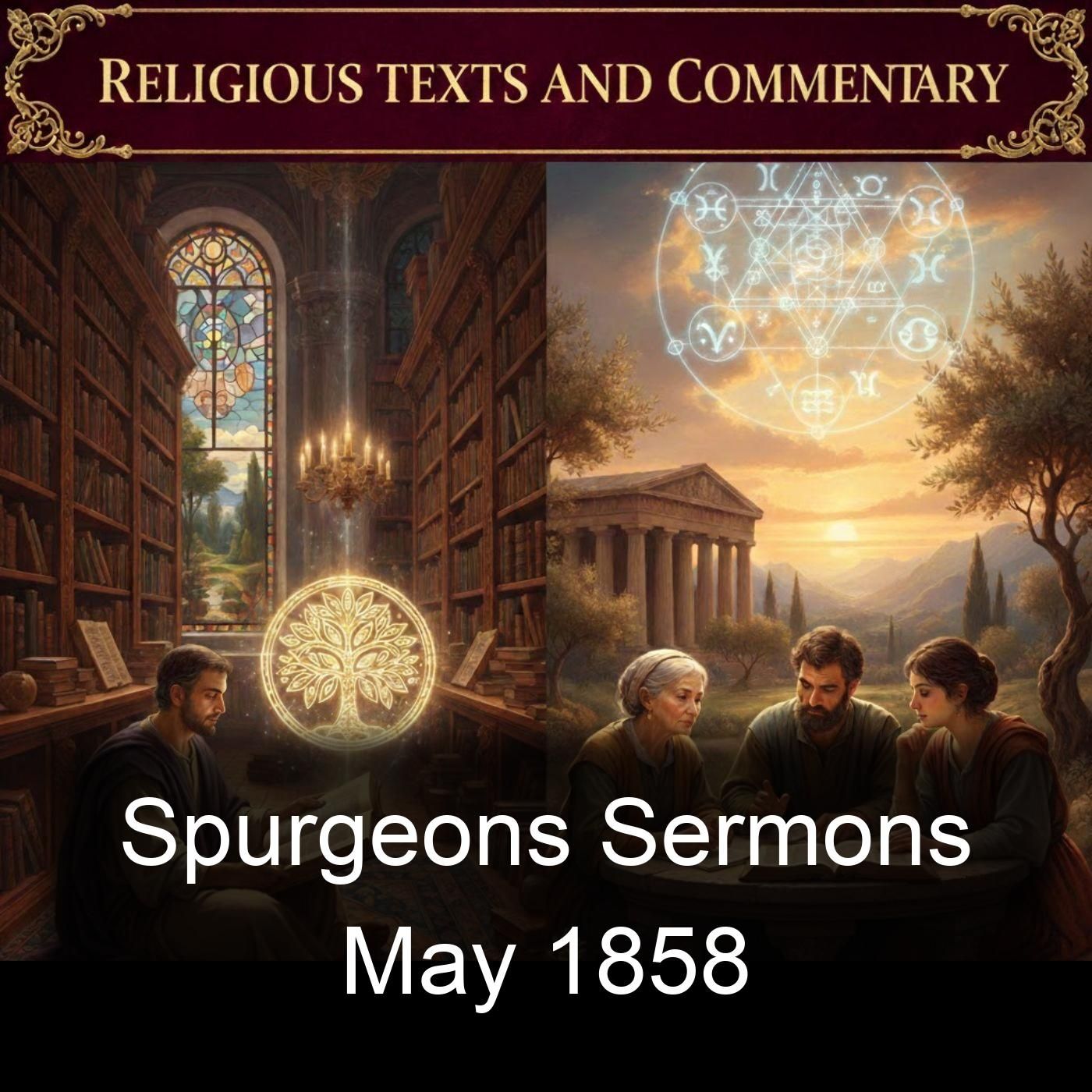 Spurgeons Sermons May 1858 cover art
