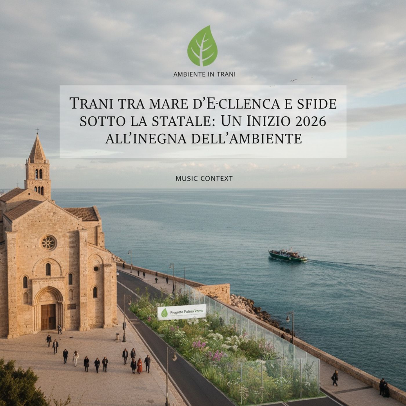 Trani tra Mare d'Eccellenza e Sfide Sotto la Statale: Un Inizio 2026 All'Insegna dell'Ambiente