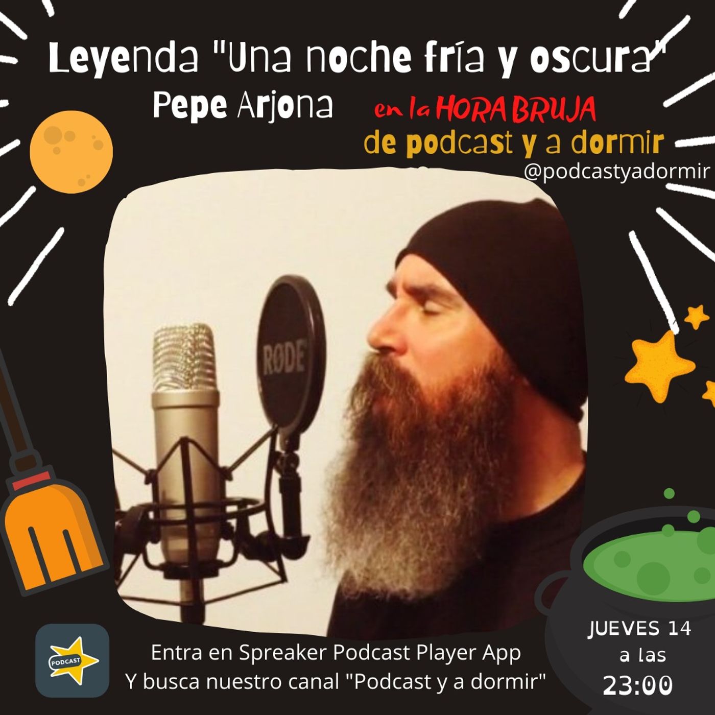 Hora bruja de podcast y a dormir