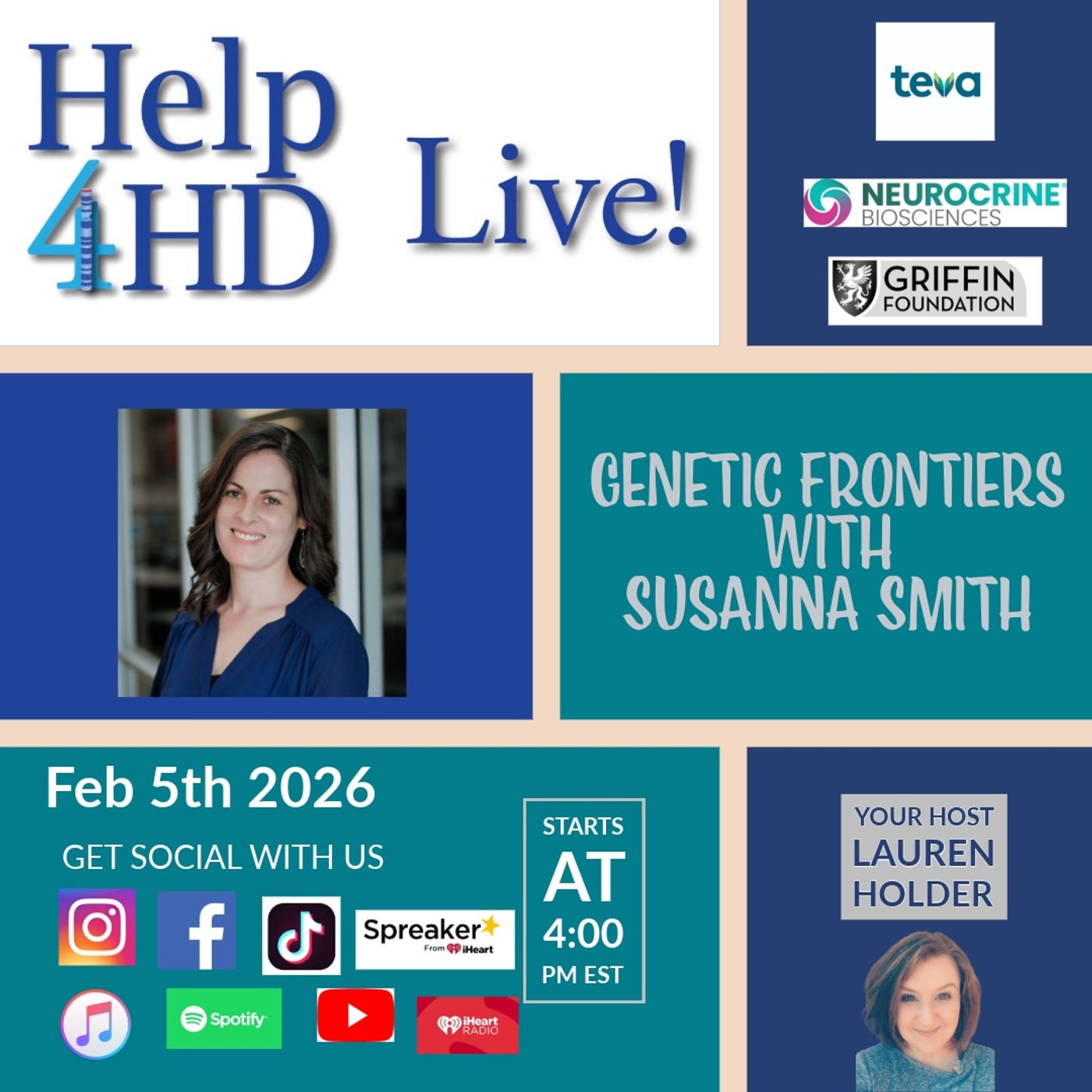 Genetic Frontiers with Susanna Smith Genetic Frontiers with Susanna Smith