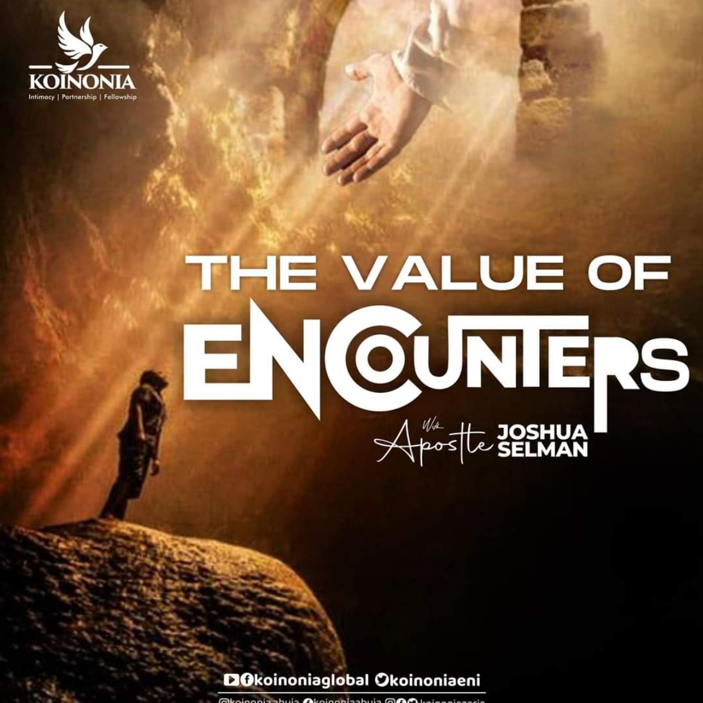 The Value of Encounters - Apostle Joshua Selman (1)