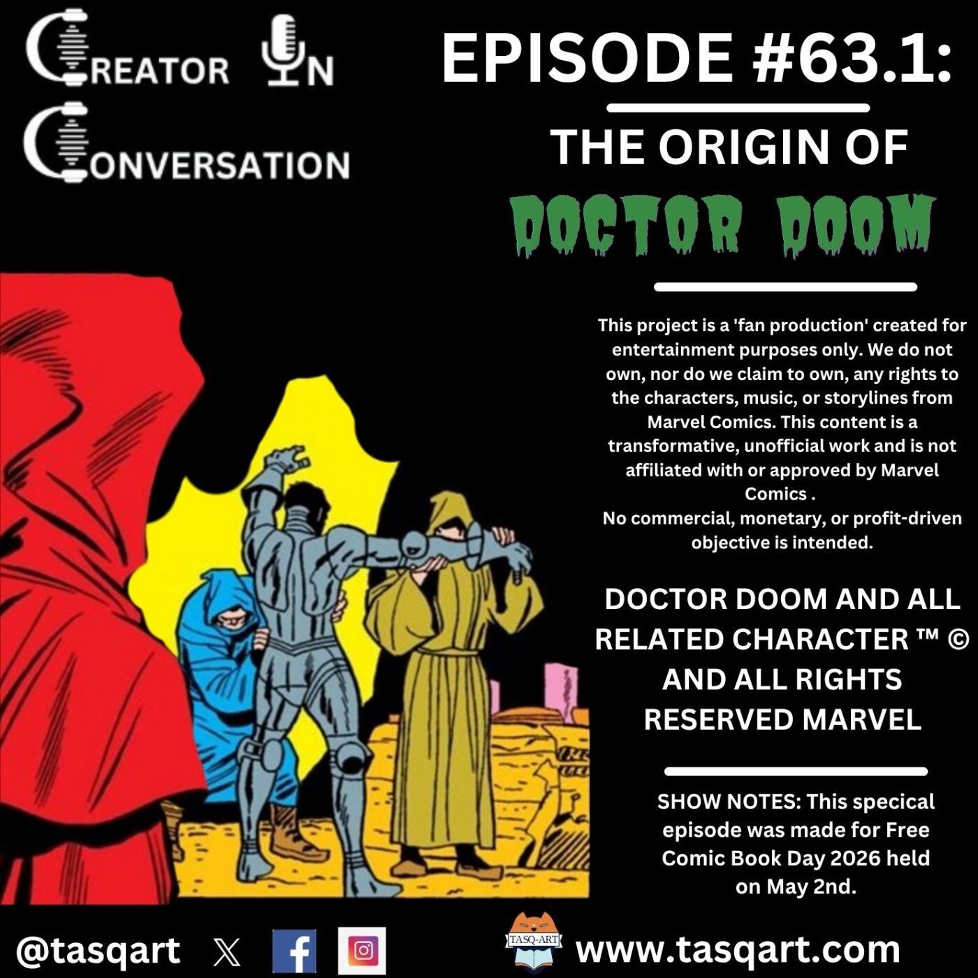 The Origin Of Doctor Doom: Creator In Conversation Ep. 63.1 episode artwork