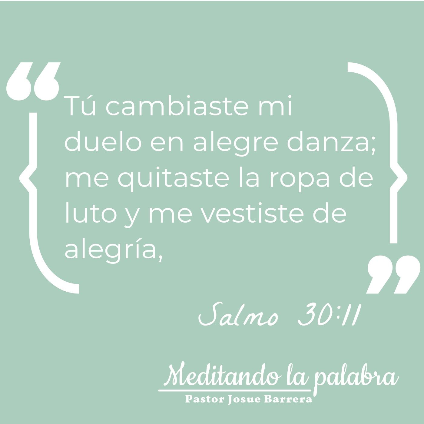 Meditando la palabra