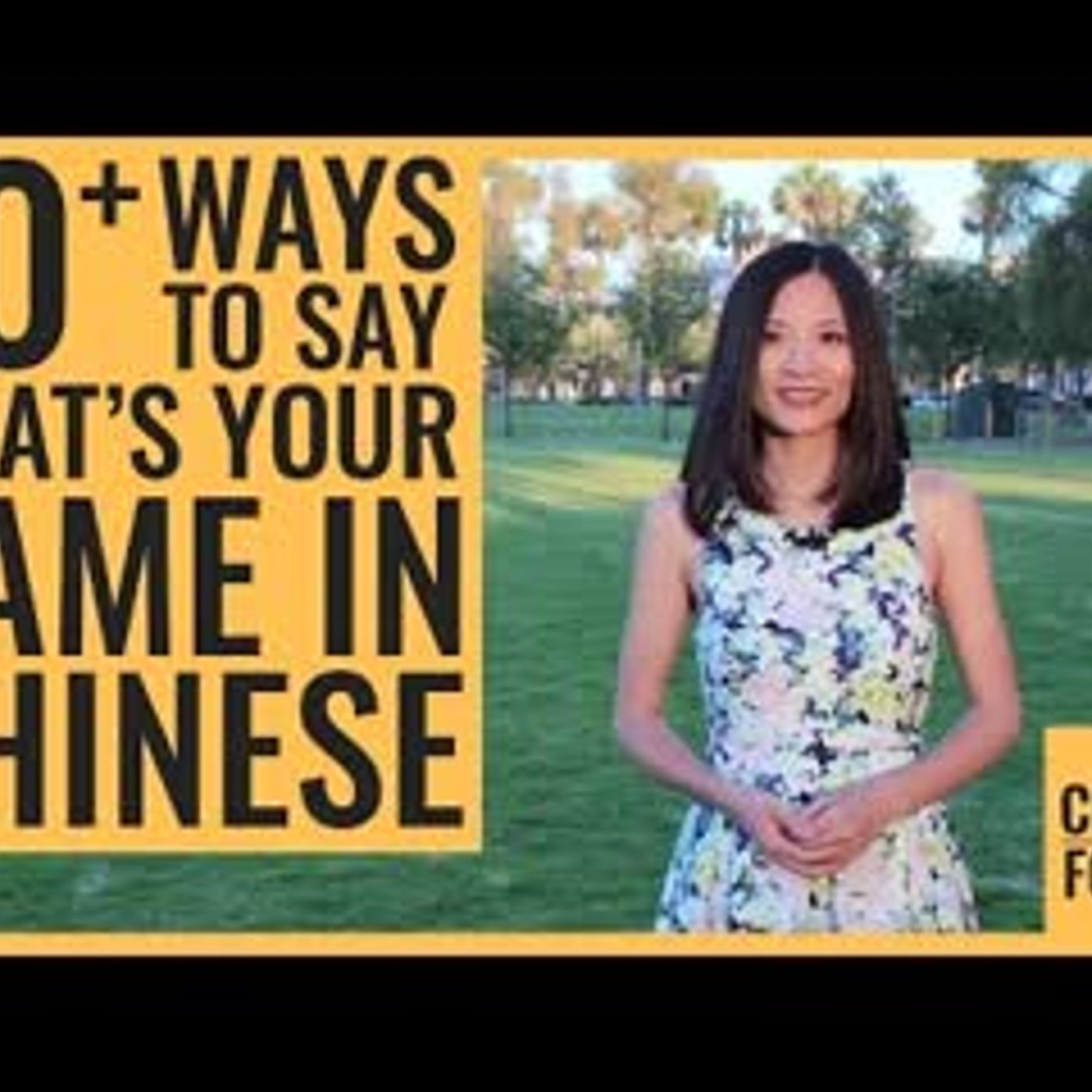 9 Ways of How to Say What's Your Name in Chinese   Ask People's Name episode artwork