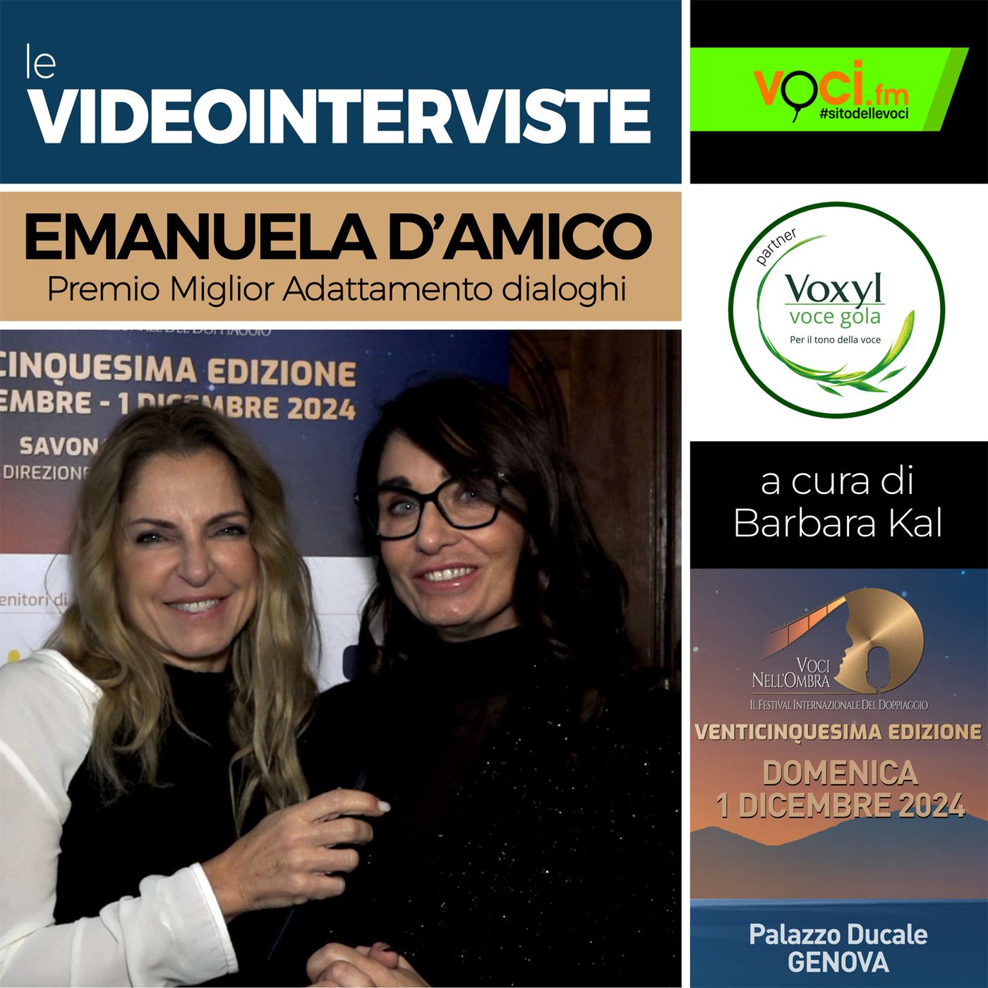 EMANUELA D'AMICO su VOCI.fm da "VOCI NELL'OMBRA 2024" - clicca play e ascolta l'intervista episode artwork