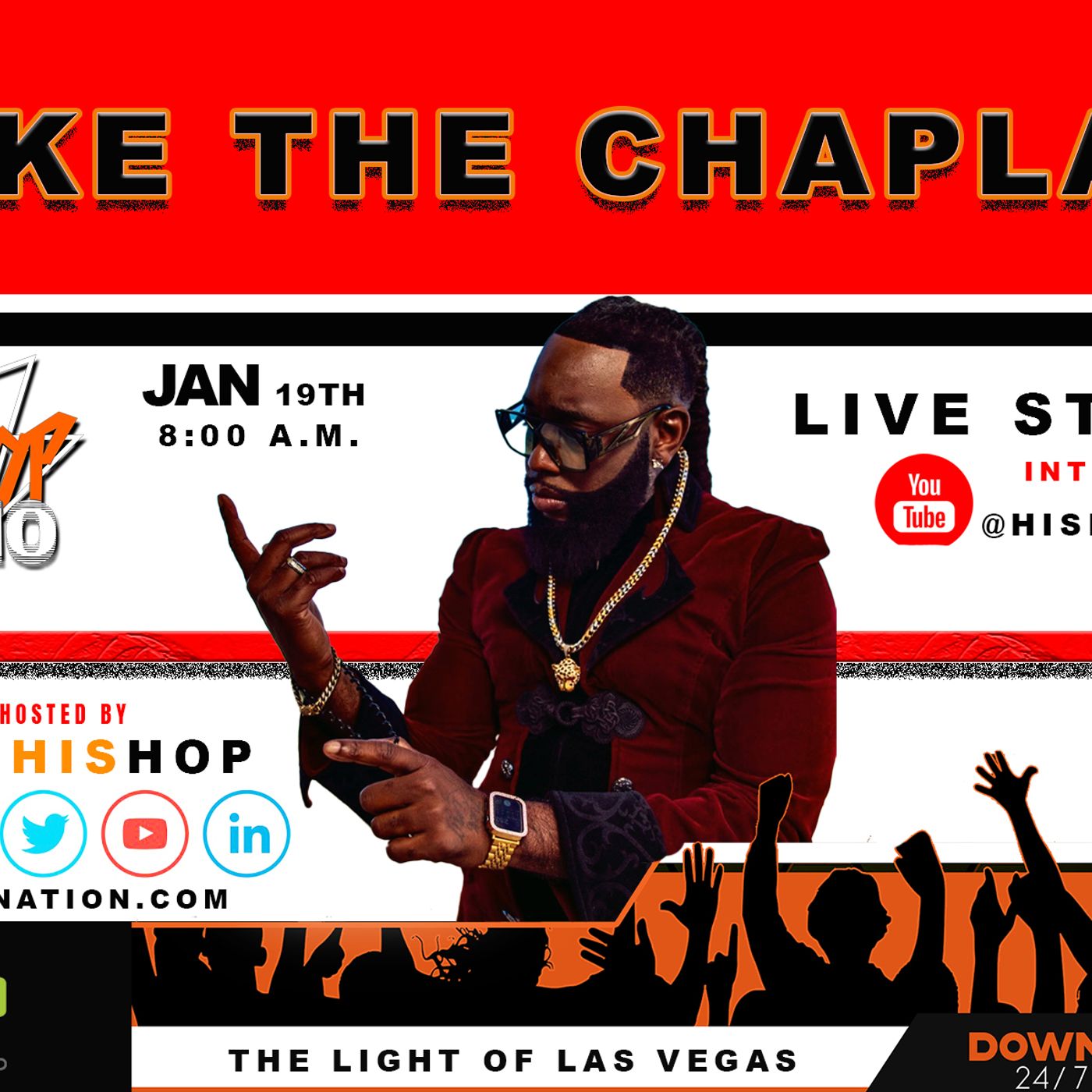 Mike The Chaplain Live on His Hop Radio episode artwork