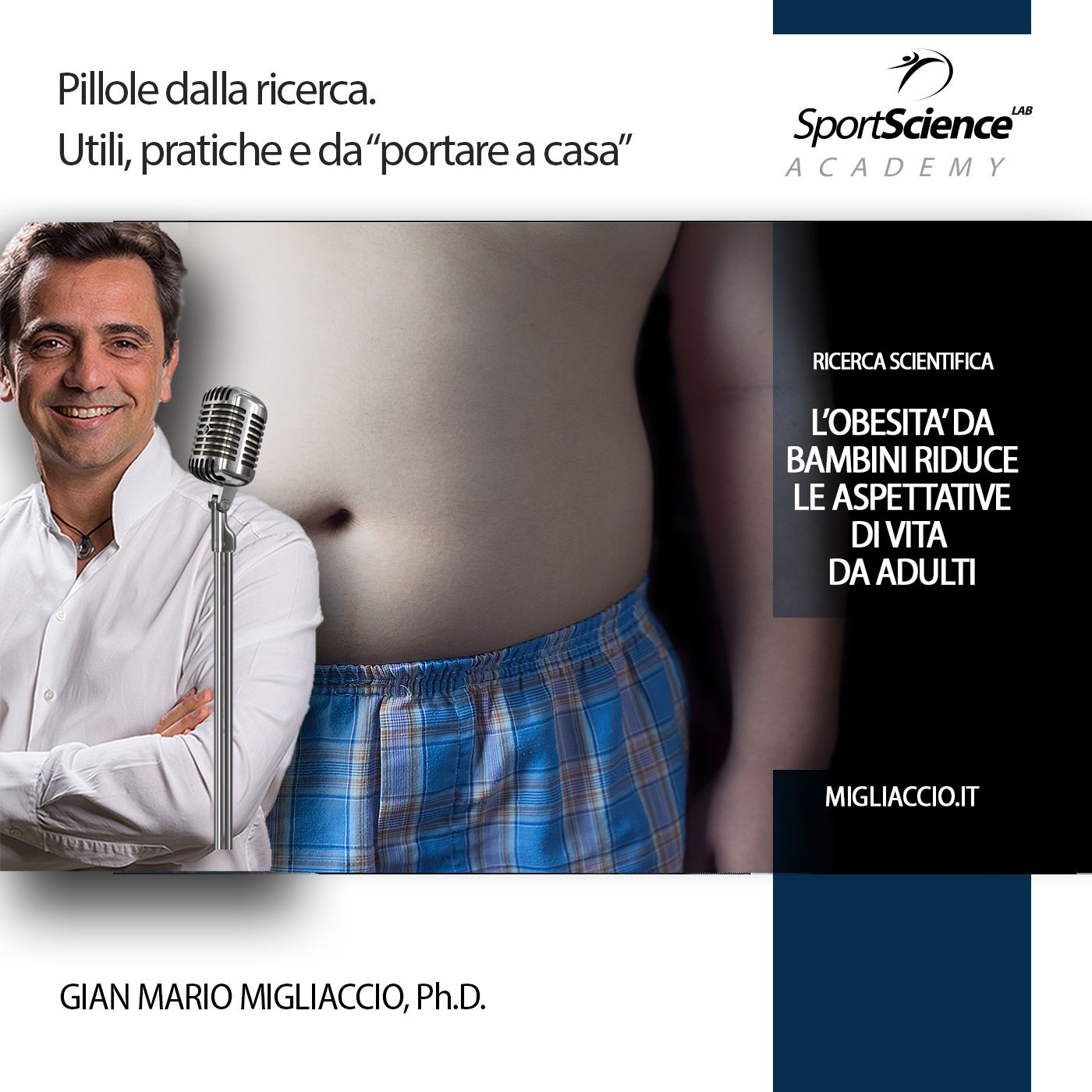 L'obesità da bambini riduce le aspettative di vita da adulti episode artwork