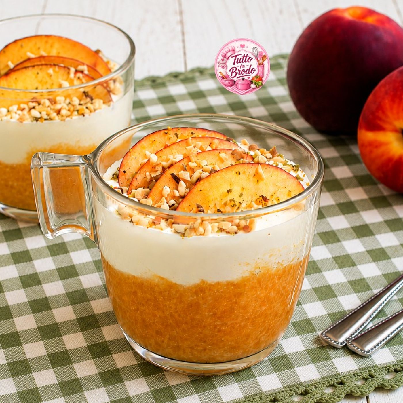Coppette al Cocco e Pesche "Dessert al Cucchiaio facile" episode artwork