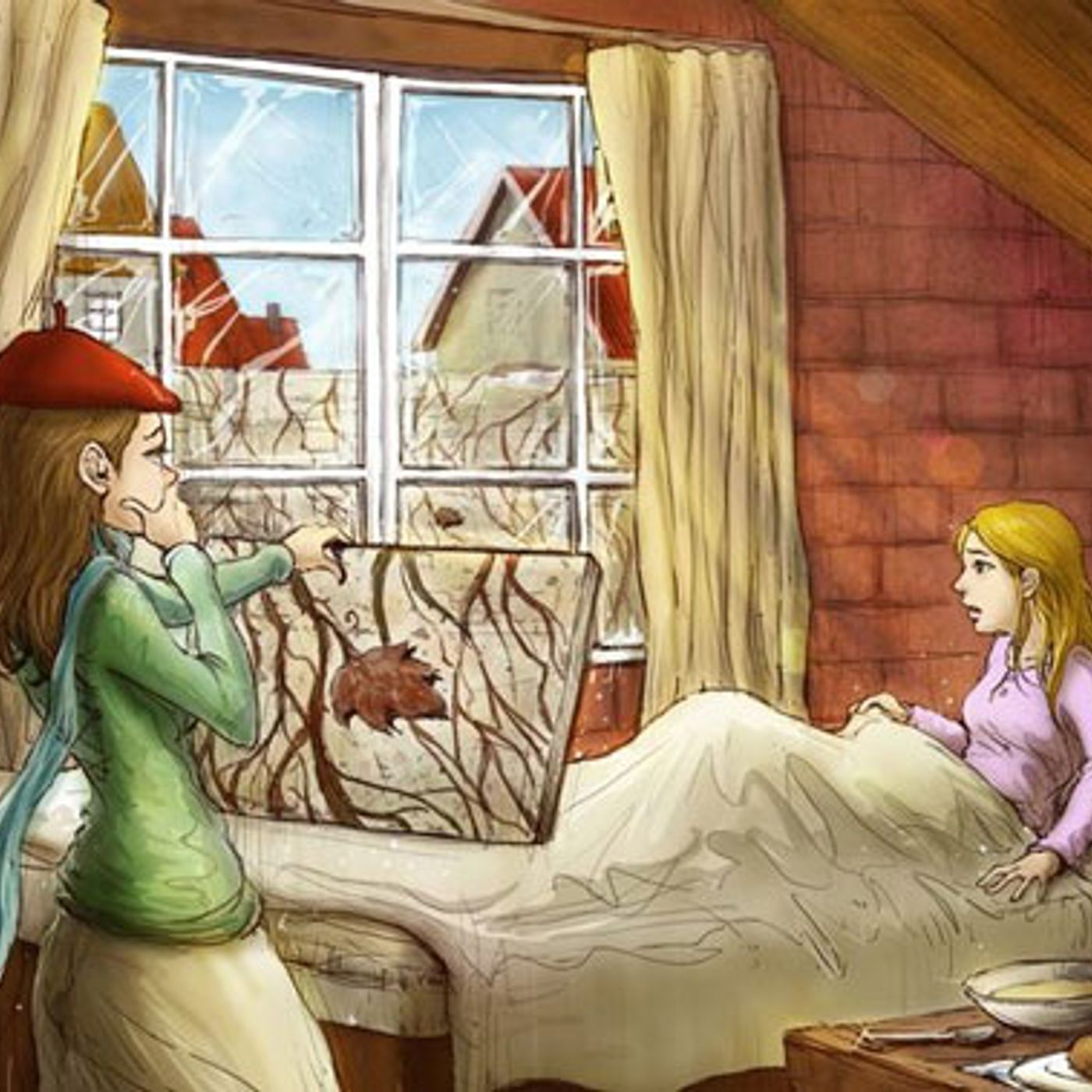 FALL FAMILY SPECIAL:  THE LAST LEAF by O.HENRY   A GREENWICH VILLAGE STORY episode artwork