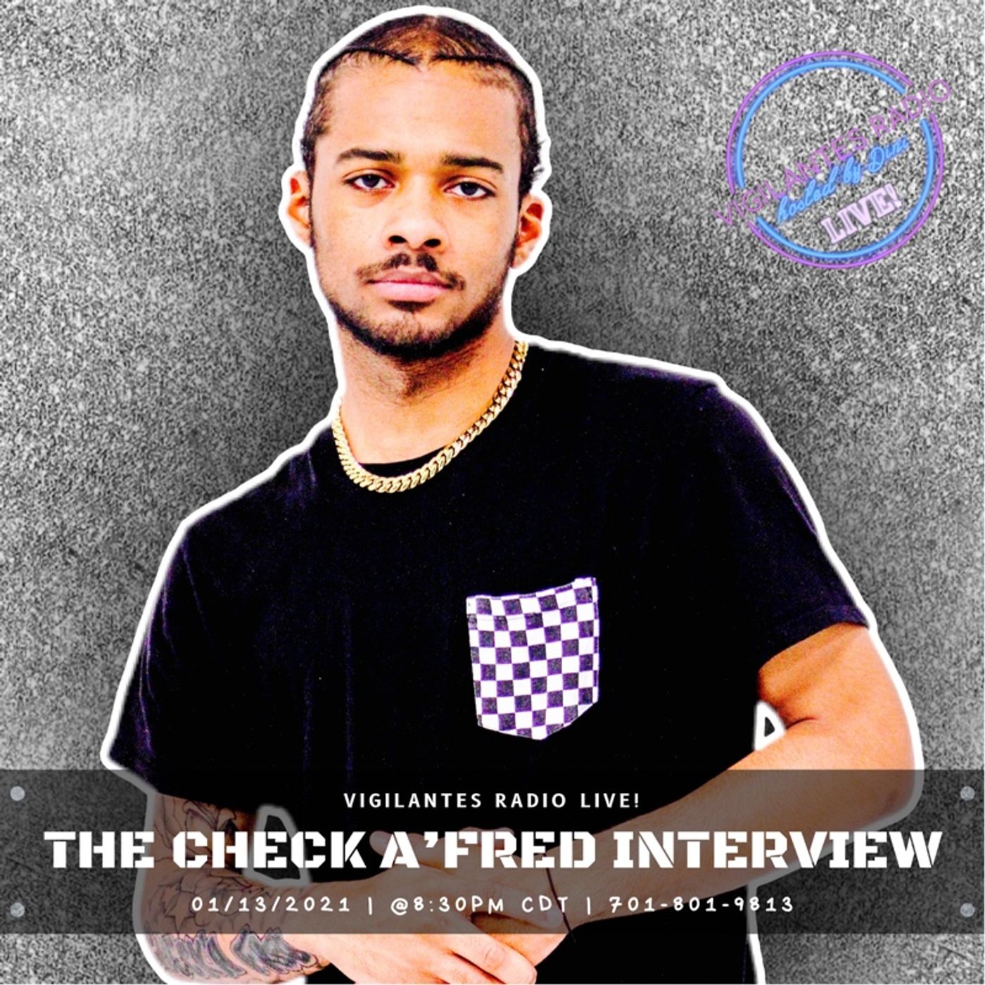The Check a'Fred Interview. Image