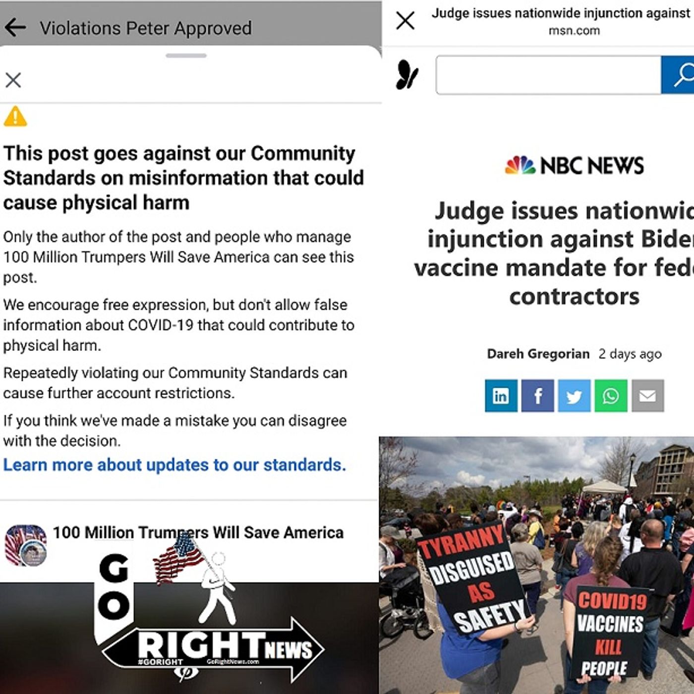 Judge issues nationwide injunction against Bidens vaccine mandate for federal contractors