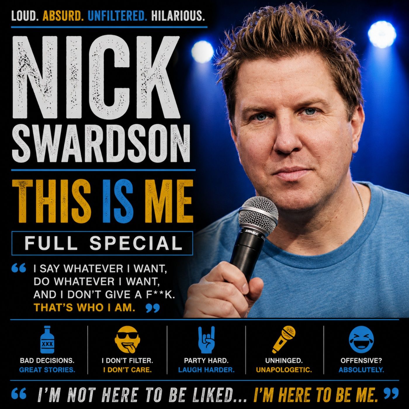 Nick Swardson - This Is Me Full Special (Stand-up Comedy) episode artwork