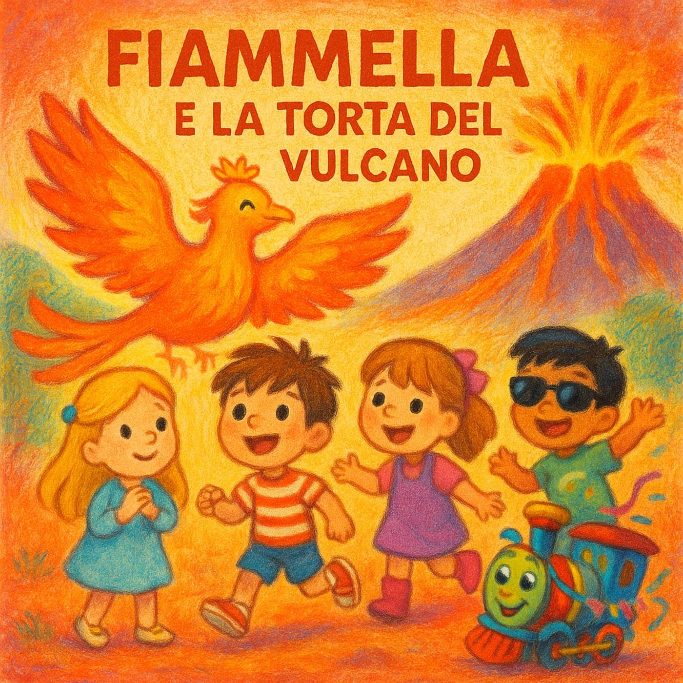 Fiammella e la Torta del Vulcano