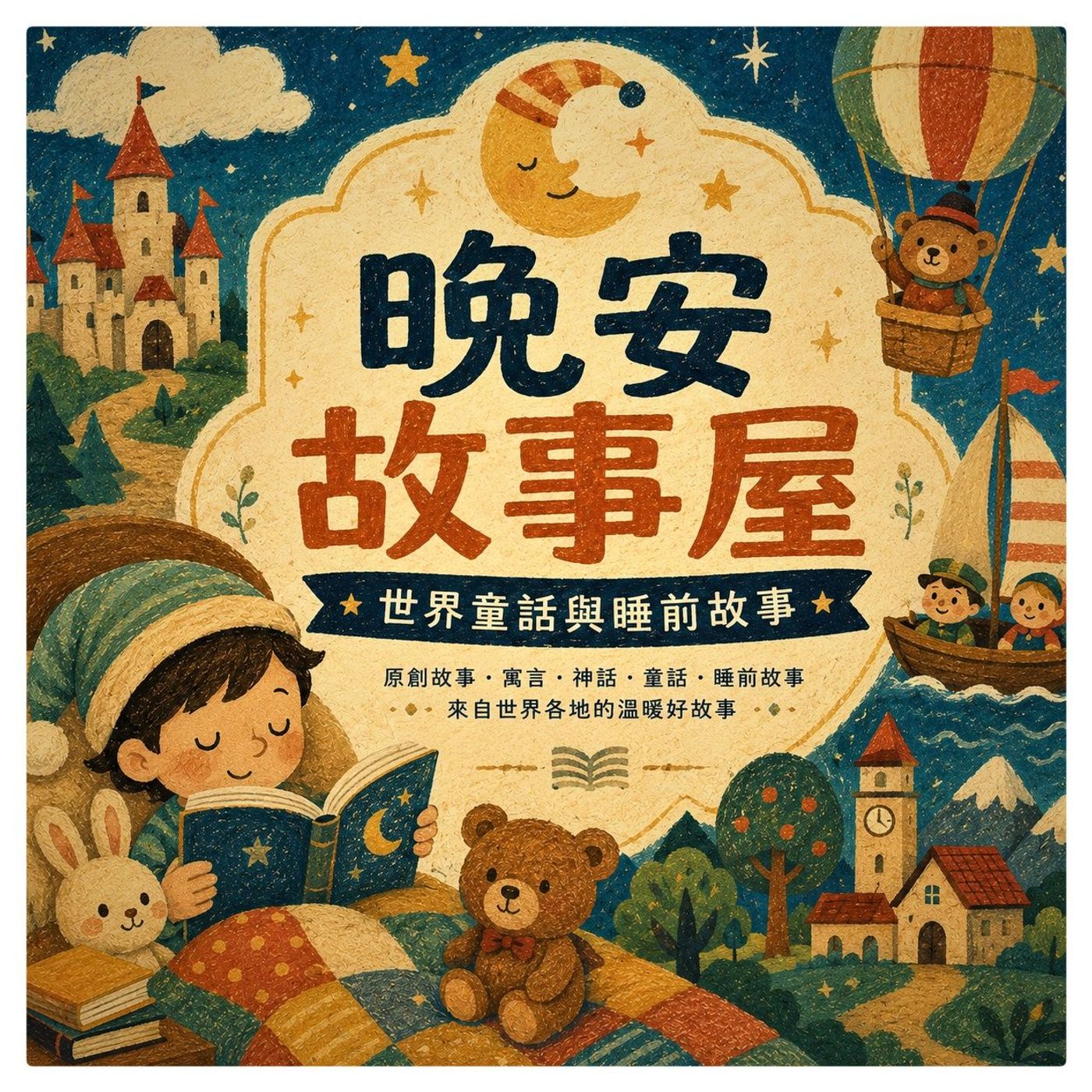 晚安故事屋｜世界童話與睡前故事
