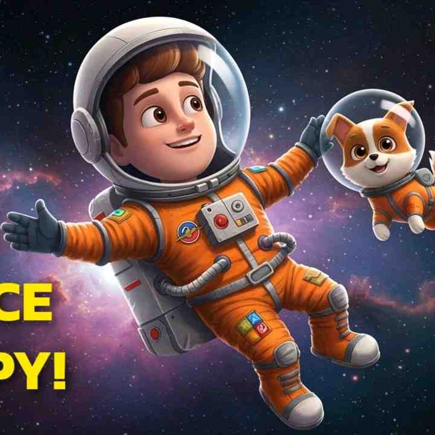 Sleep Meditation for Kids SPACE PUPPY Floating To The Stars_ -- Bedtime Stories Space Adventure(MP3_160K) episode artwork