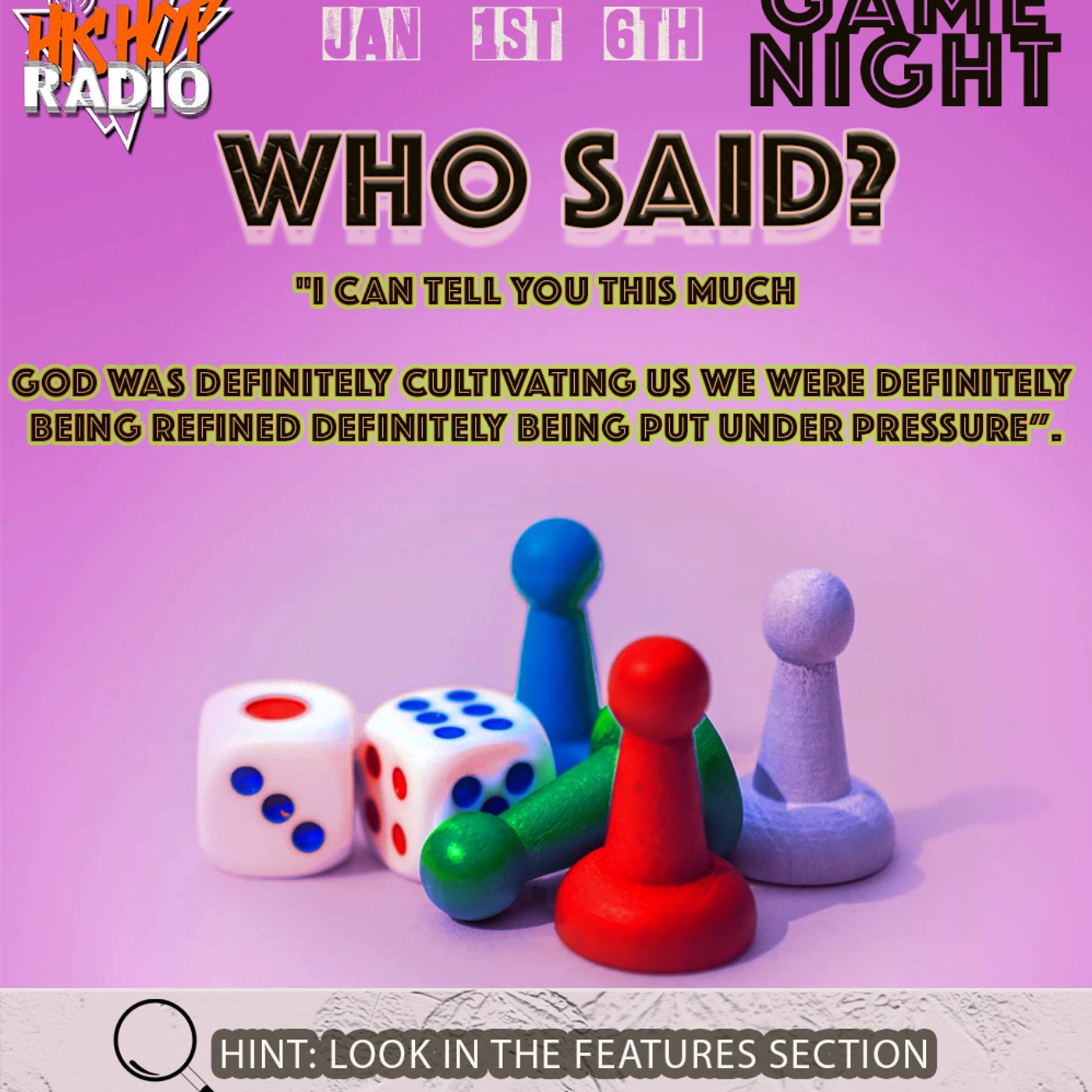 Game Night On the His Hop Radio App episode artwork