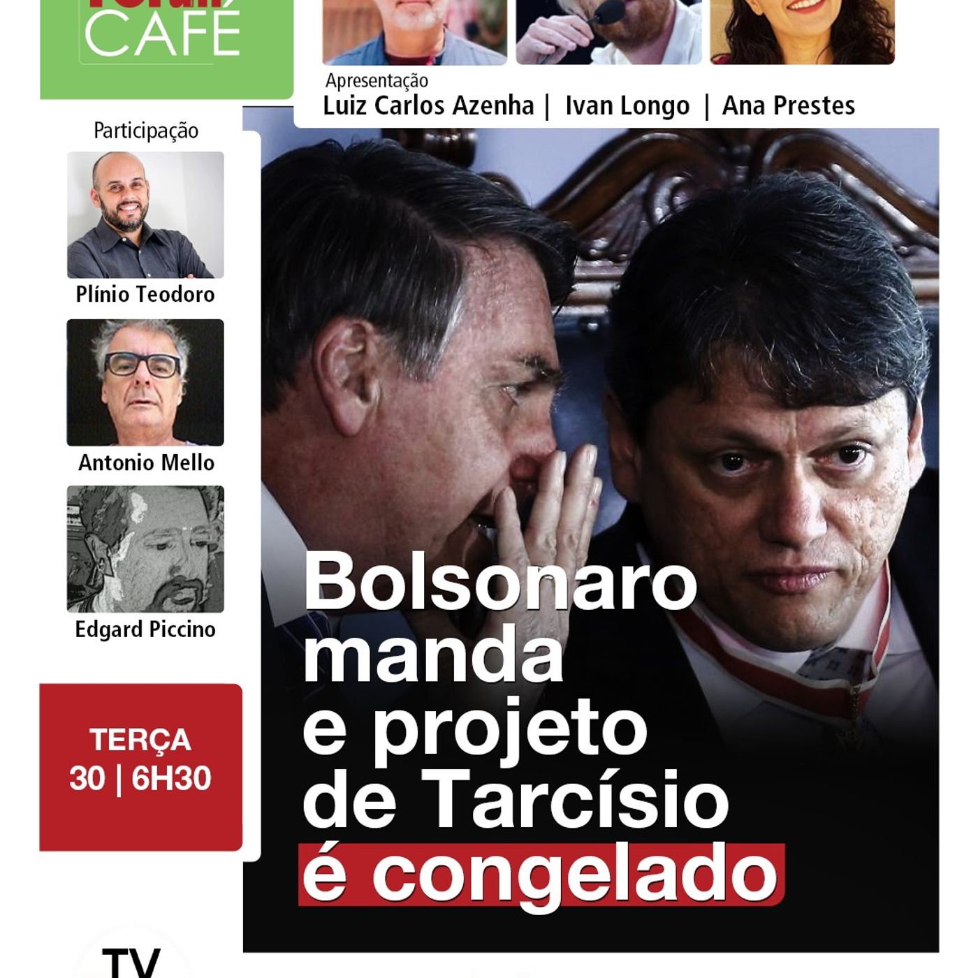 Após reunião com Bolsonaro, Tarcísio deixa de ser presidenciável | 30.09.25