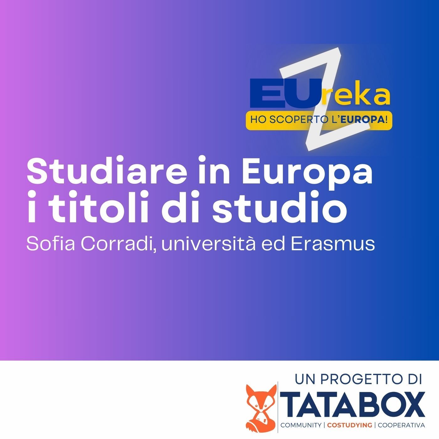EUreka - La GenZ e l\'Unione Europea