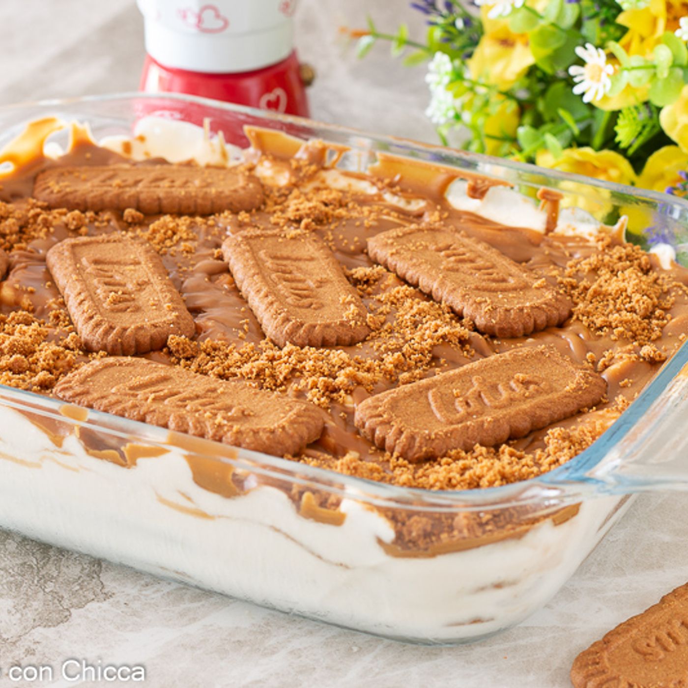 Tiramisù alla crema lotus