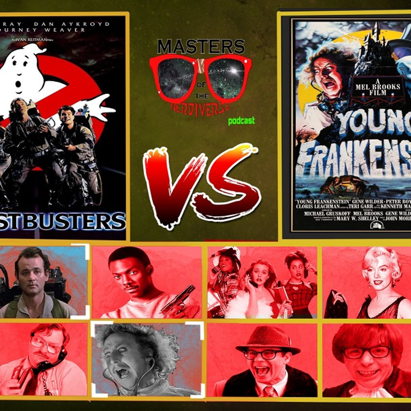 MOTN Random Select: Young Frankenstein (1974) Vs. Ghostbusters (1984) episode artwork
