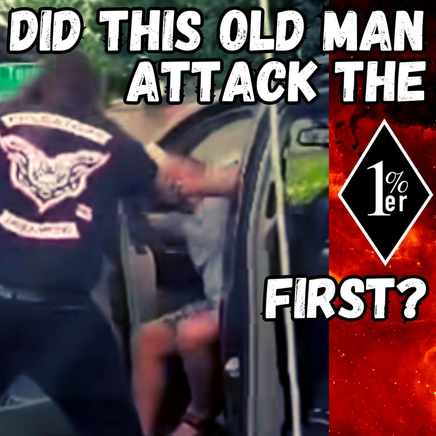 Road Rage: Little Old Man Assaults Giant Big Bad 1%er First