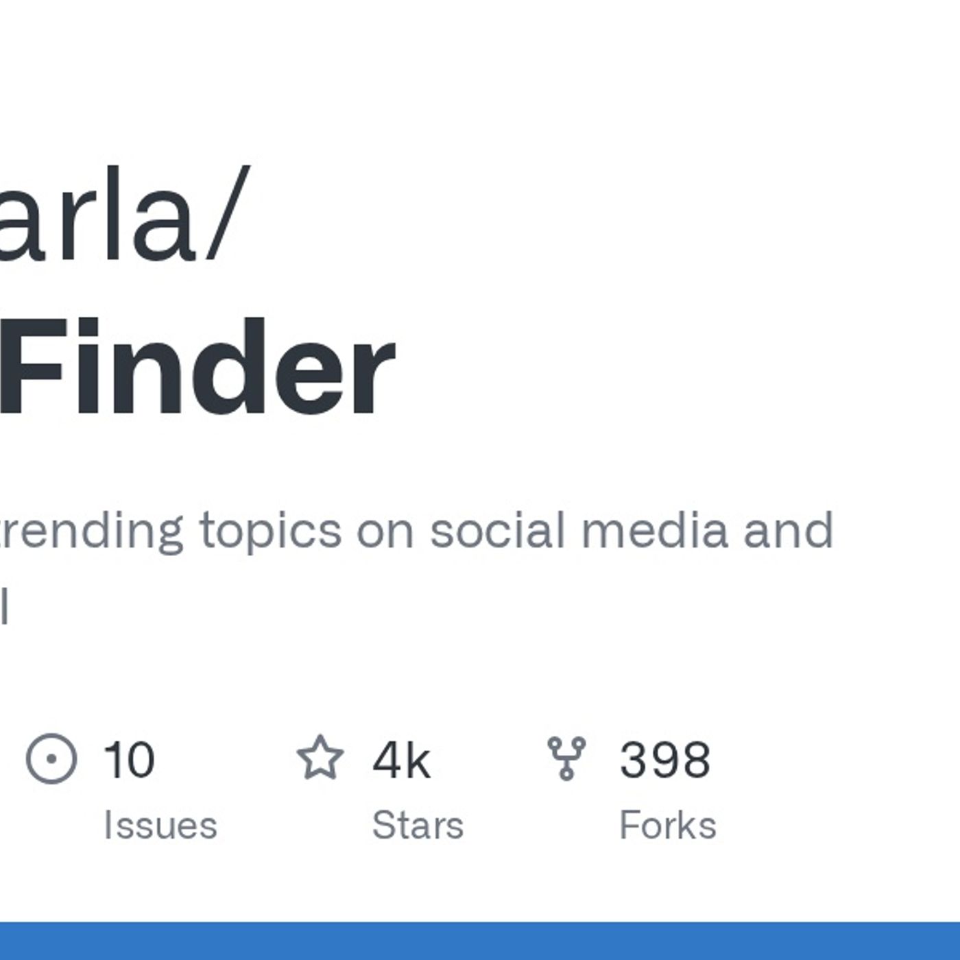 GitHub - ericciarla/trendFinder: Stay on top of trending topics on social media and the web with AI episode artwork
