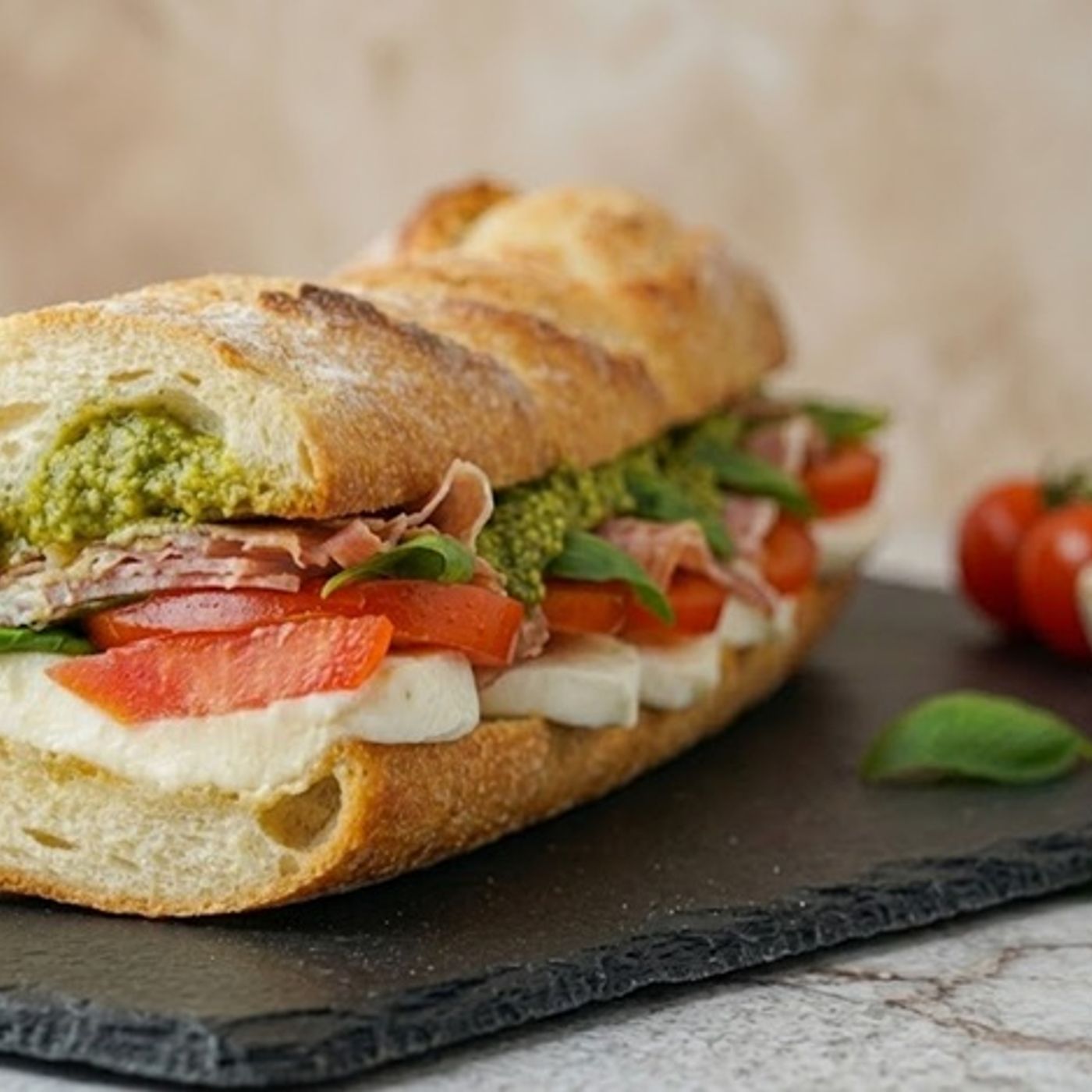 Baguette Farcita Gourmet: il Panino Croccante con Salumi e Pesto episode artwork