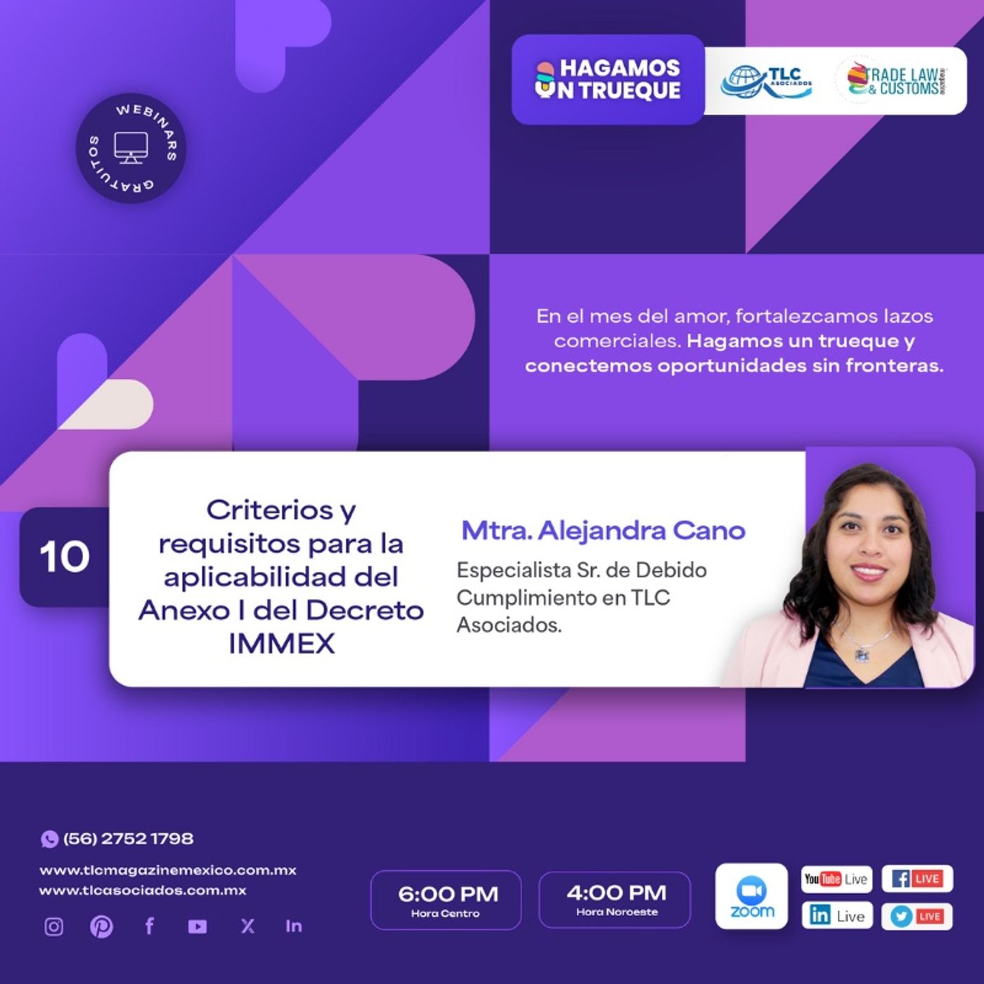 Episodio 566. Criterios y requisitos para la aplicabilidad del Anexo I del Decreto IMMEX