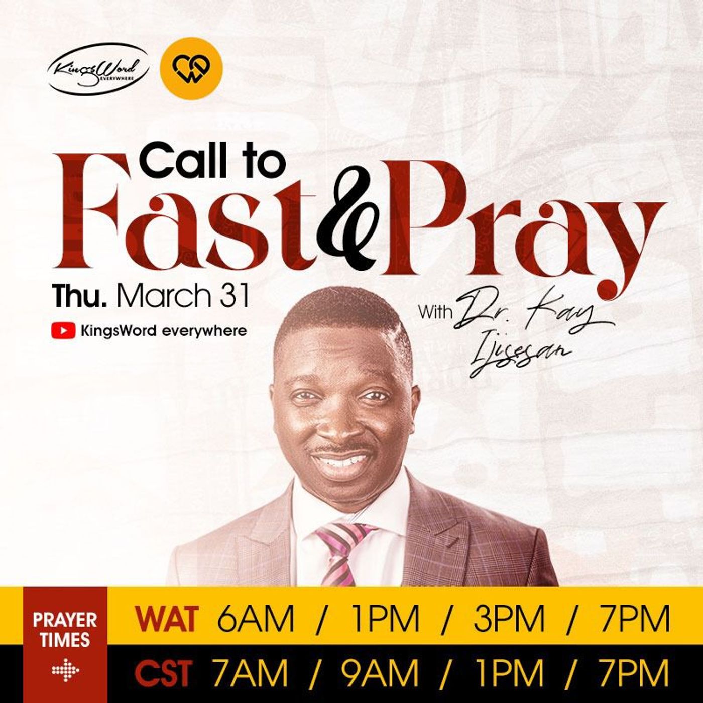 Call to Fast & Pray with Dr.Kay Ijisesan | Second Watch episode artwork