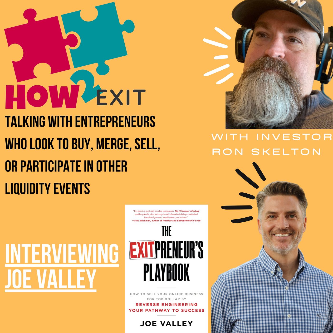 How2Exit Episode 17: Joe Valley - Certified Mergers and Acquisitions Professional. Image