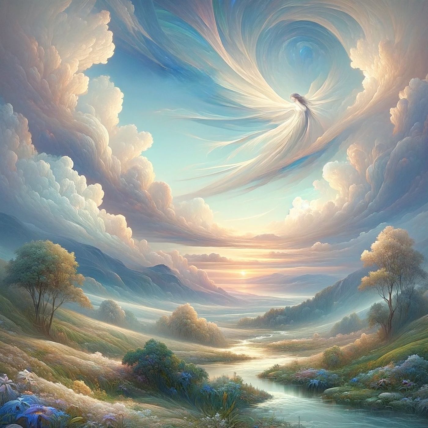"There is another sky, Ever serene and fair."