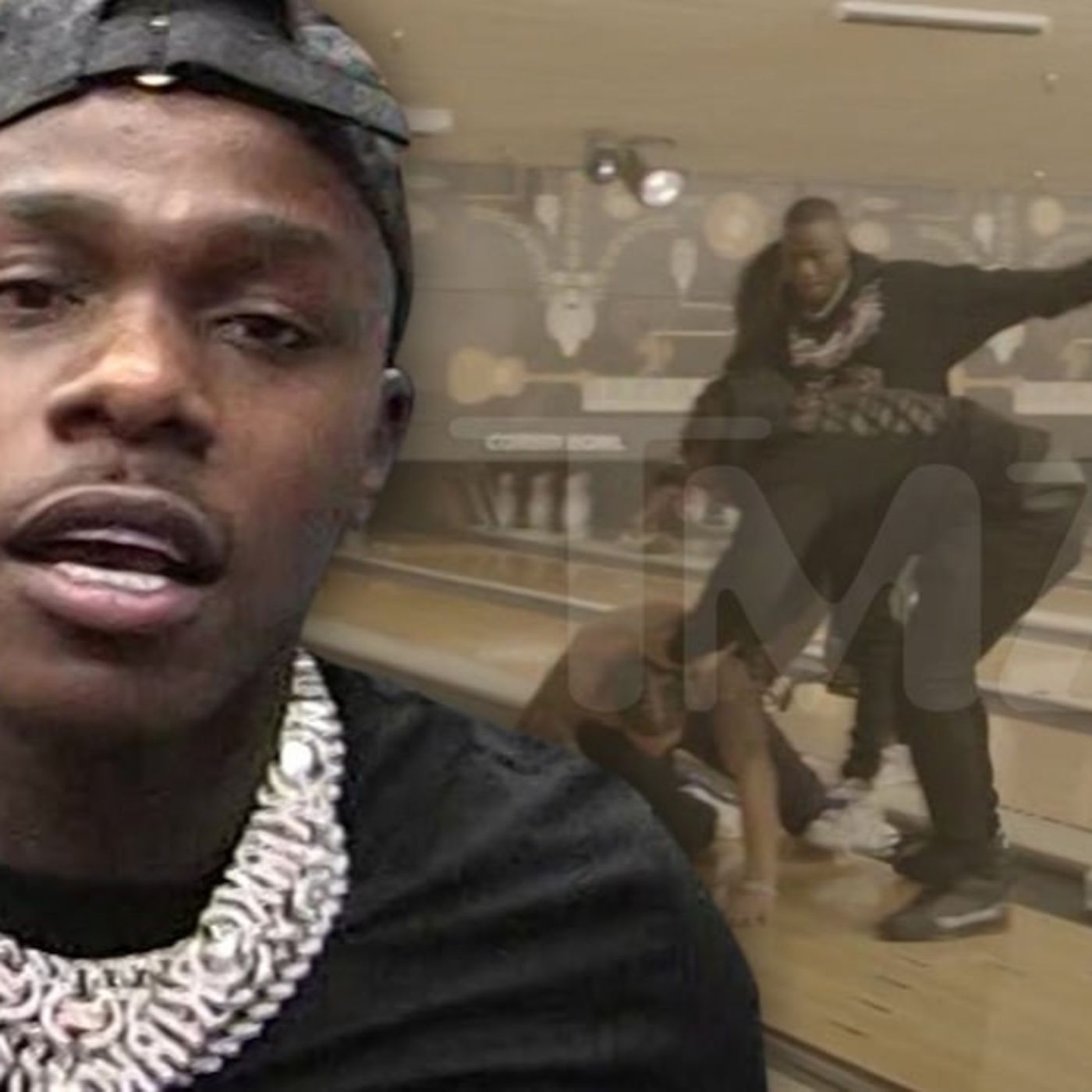 Rapper ”Da Baby” Gets into Bowling Alley Brawl