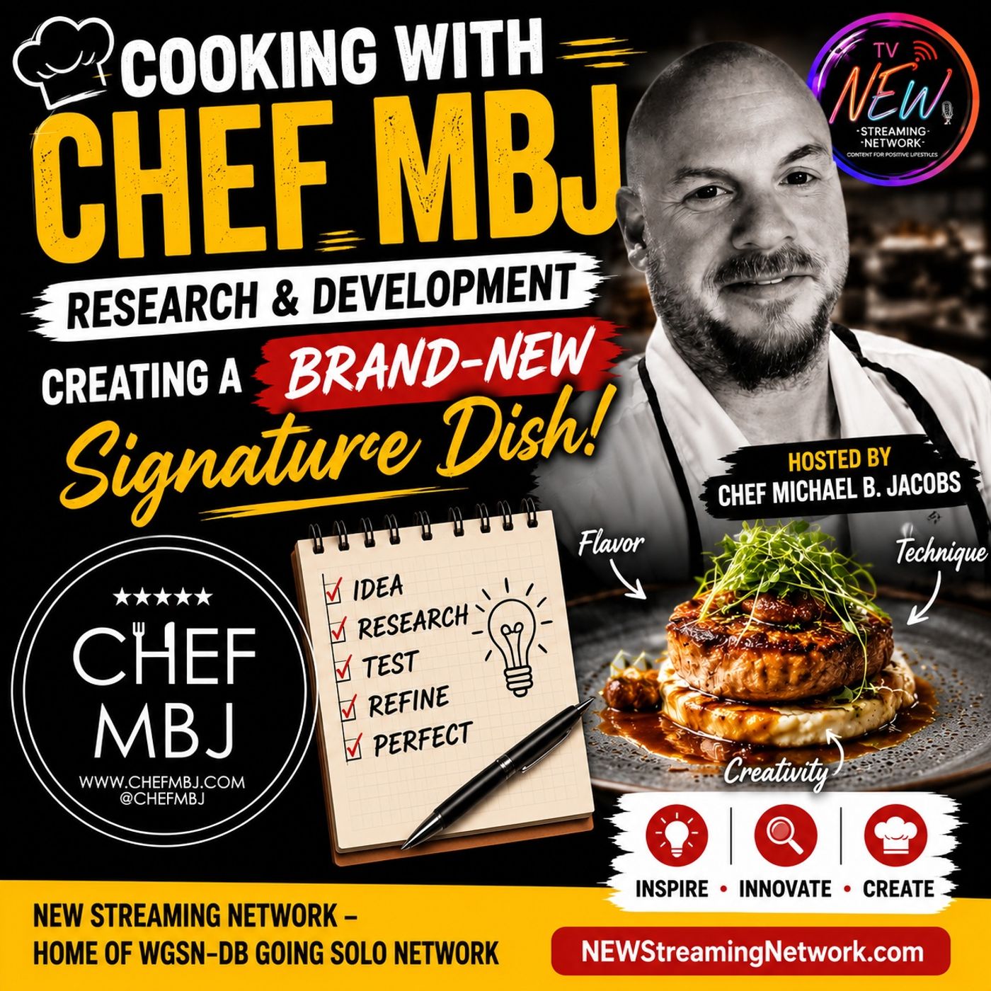 Cooking with Chef MBJ Research & Development of a New Signature Dish episode artwork
